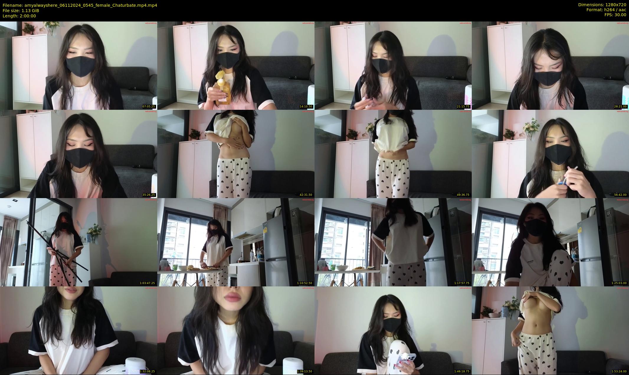 amyalwayshere — 120 minute Chaturbate female cam show recording, 720p, Nov 6, 2024