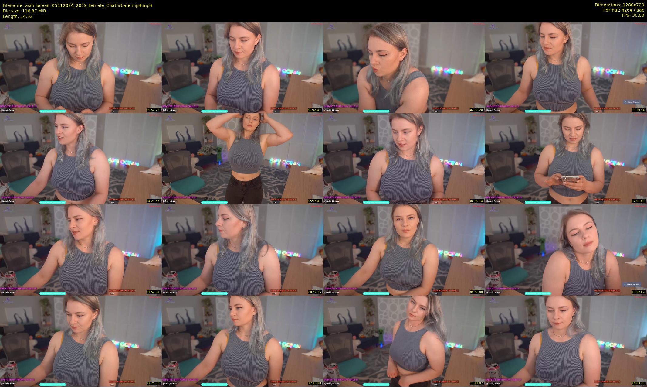 asiri_ocean — 15 minute Chaturbate female cam show recording, 720p, Nov 5, 2024