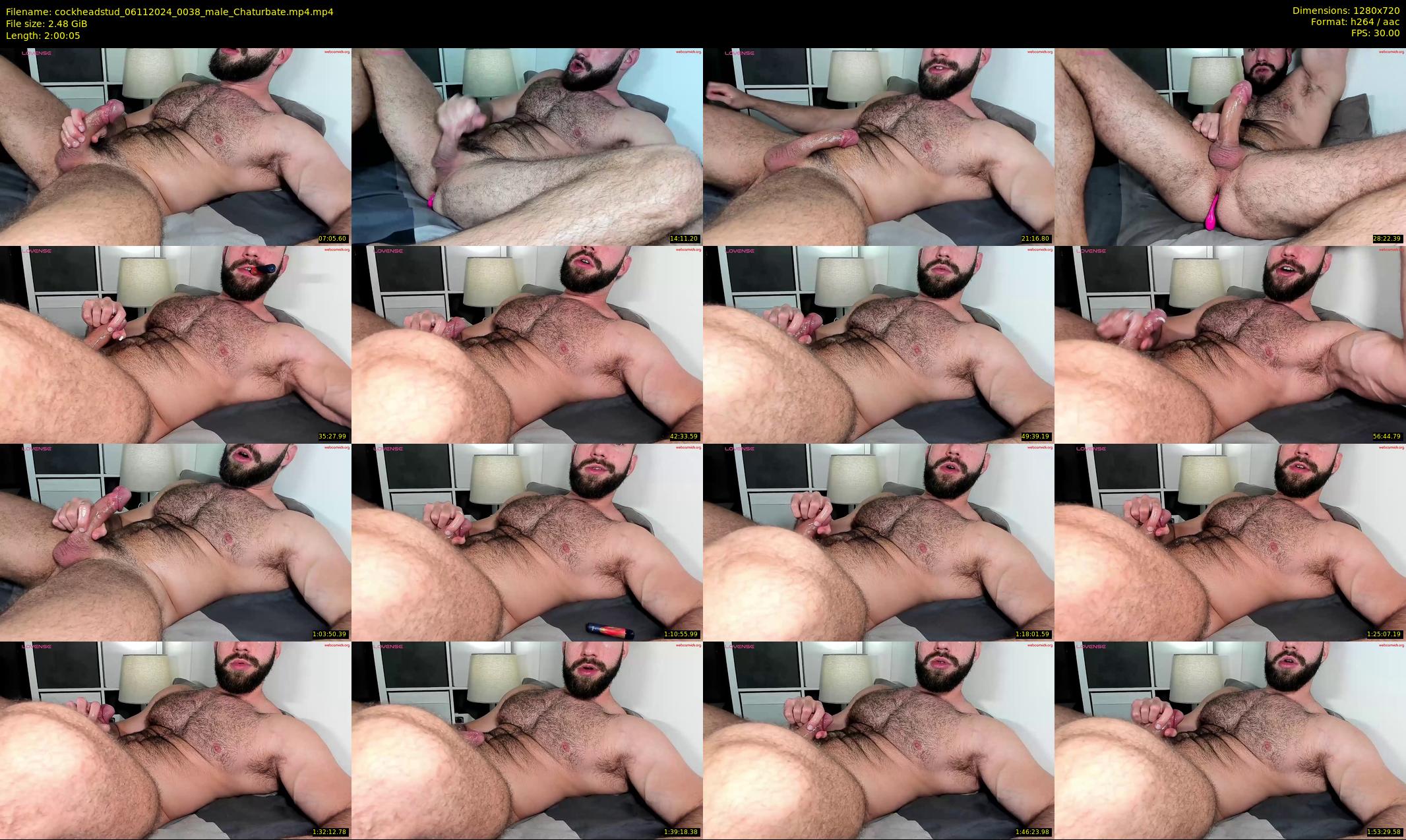 cockheadstud — 121 minute Chaturbate male cam show recording, 720p, Nov 6, 2024