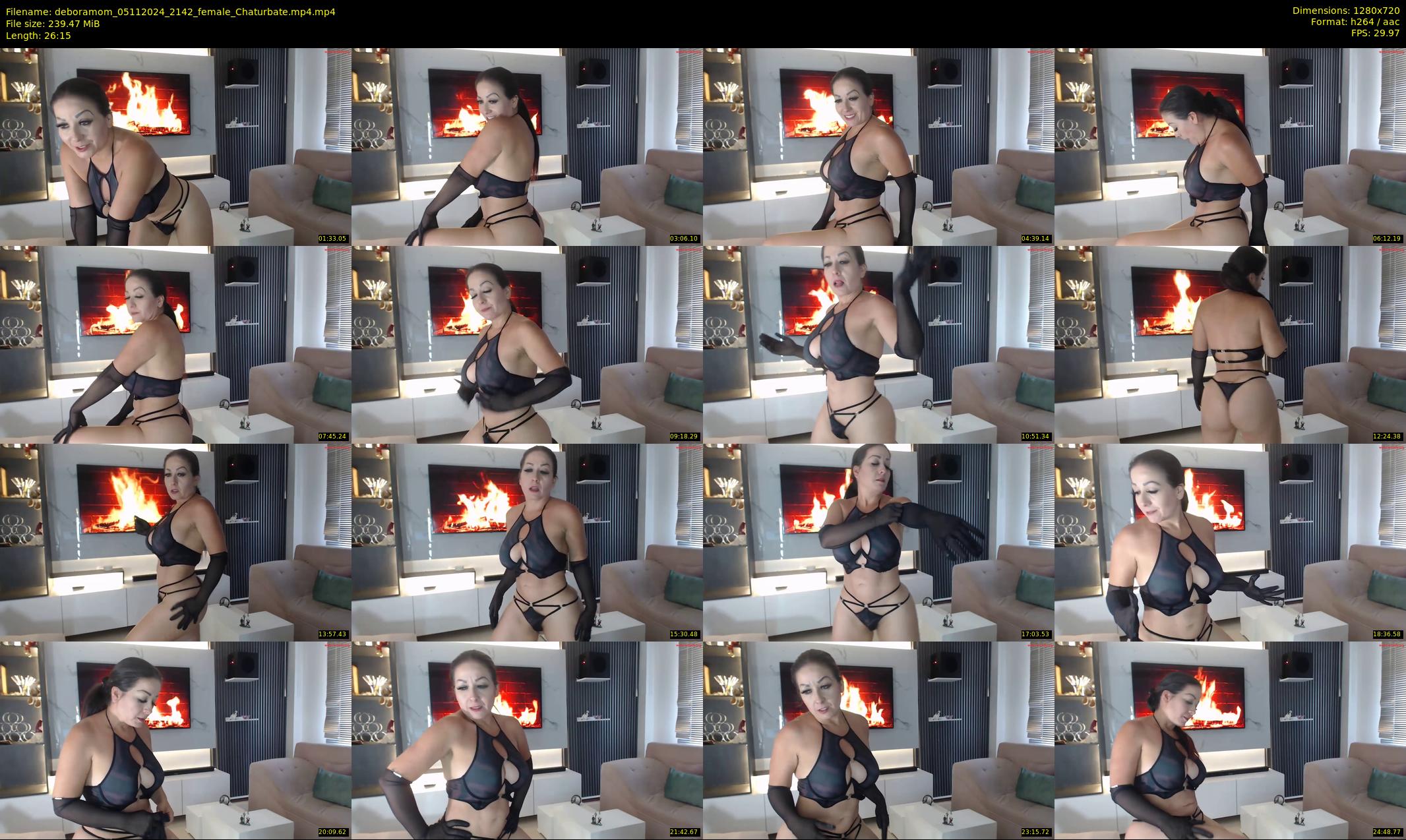 deboramom — 27 minute Chaturbate female cam show recording, 720p, Nov 5, 2024