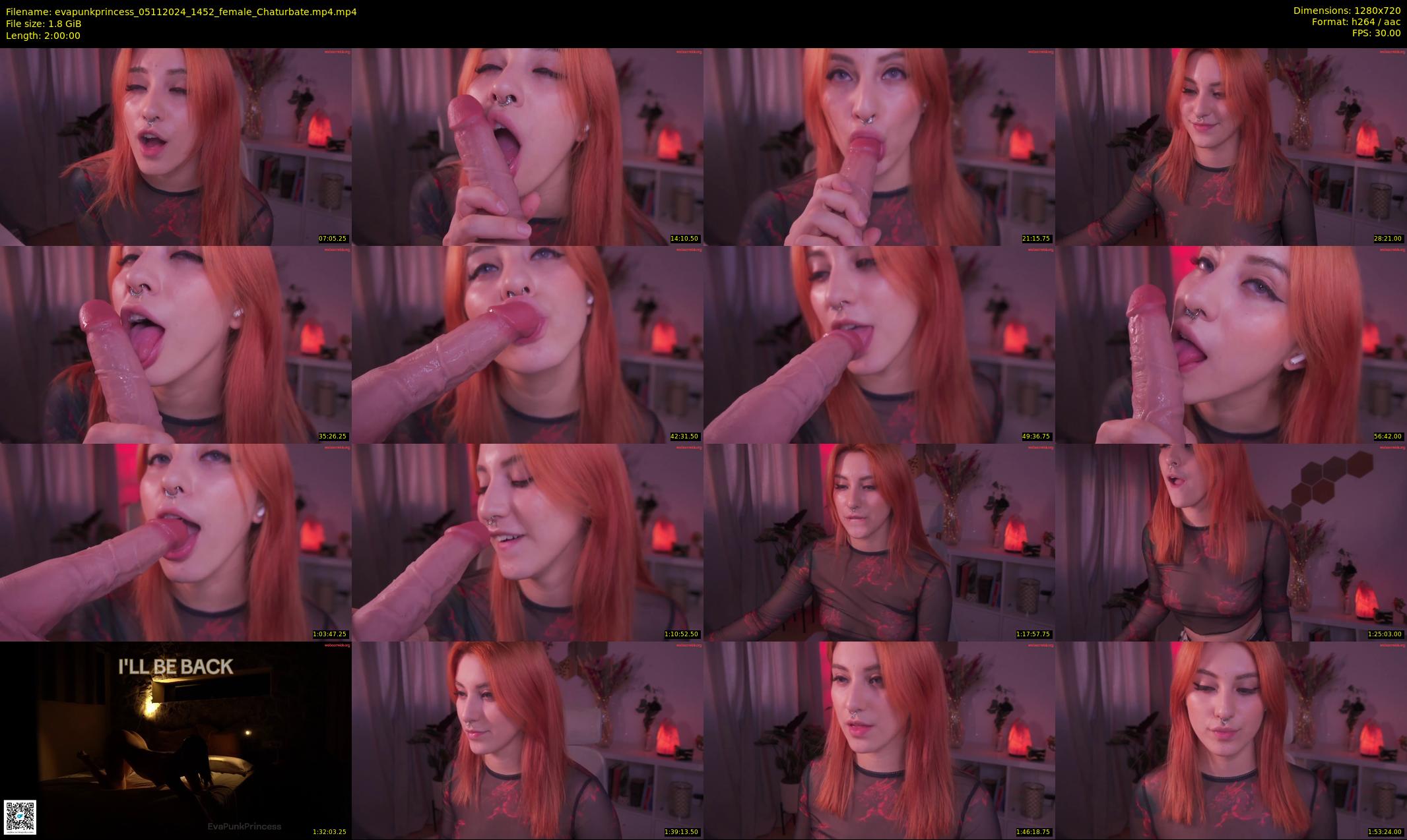 evapunkprincess — 120 minute Chaturbate female cam show recording, 720p, Nov 5, 2024