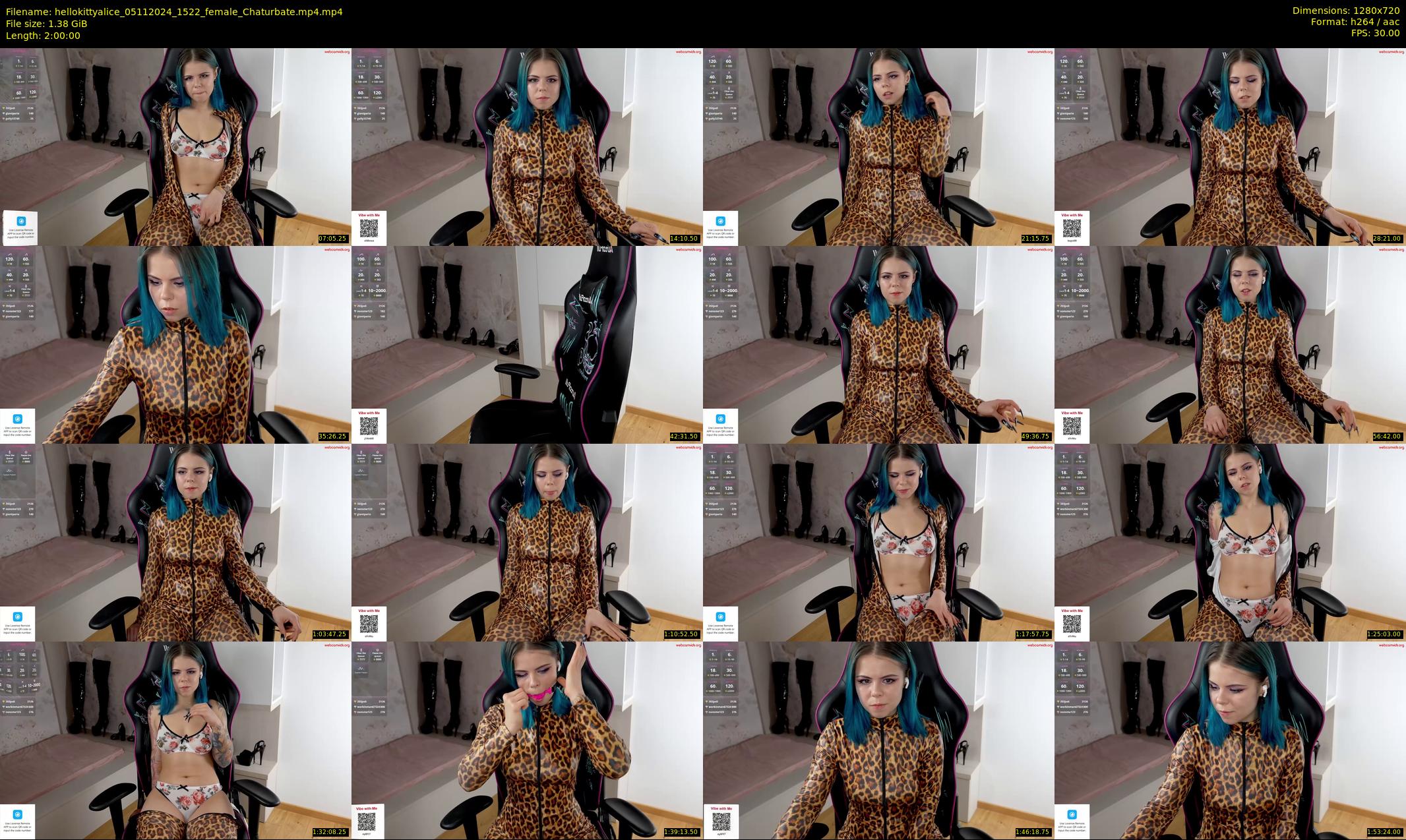 hellokittyalice — 120 minute Chaturbate female cam show recording, 720p, Nov 5, 2024