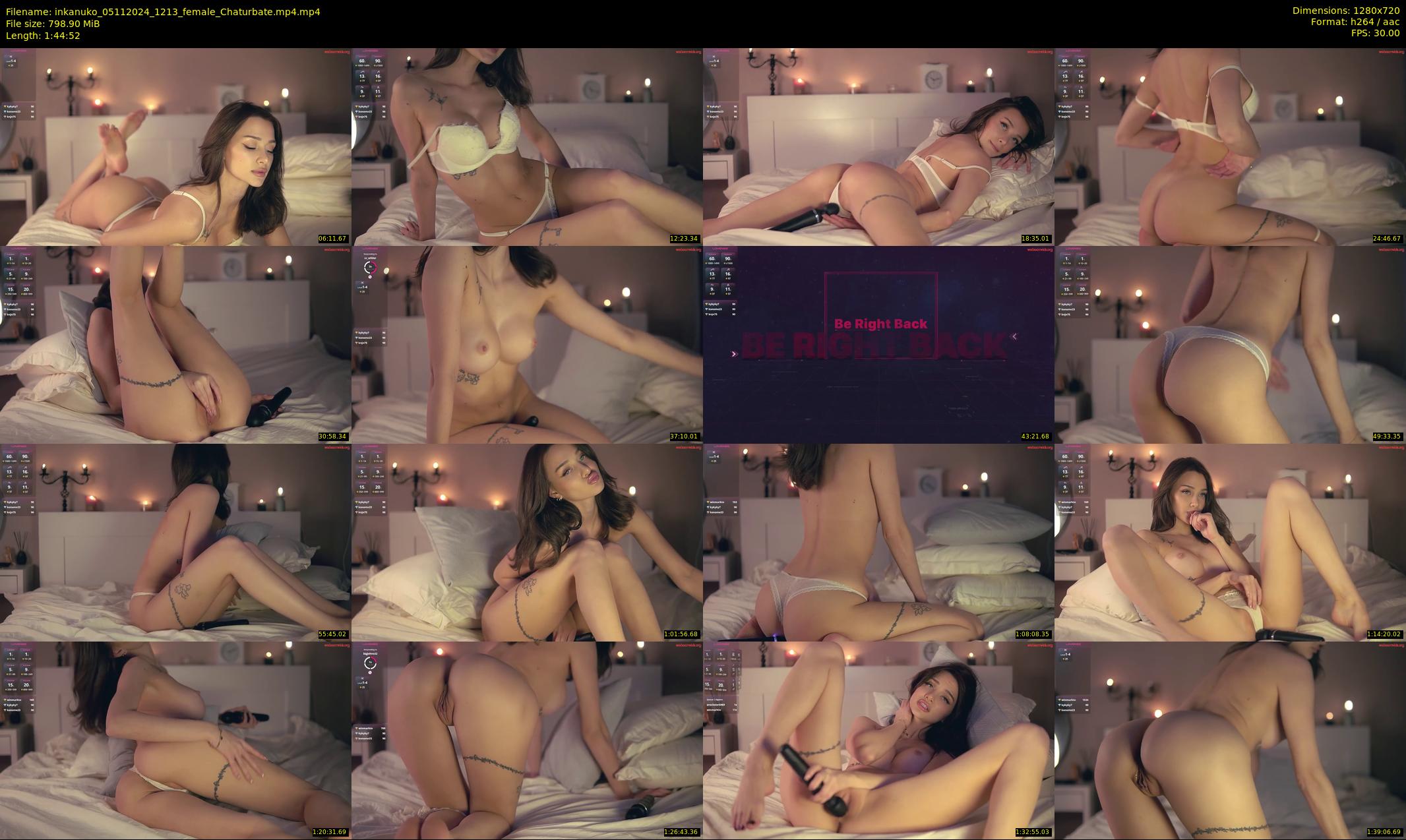 inkanuko — 105 minute Chaturbate couple cam show recording, 720p, Nov 5, 2024