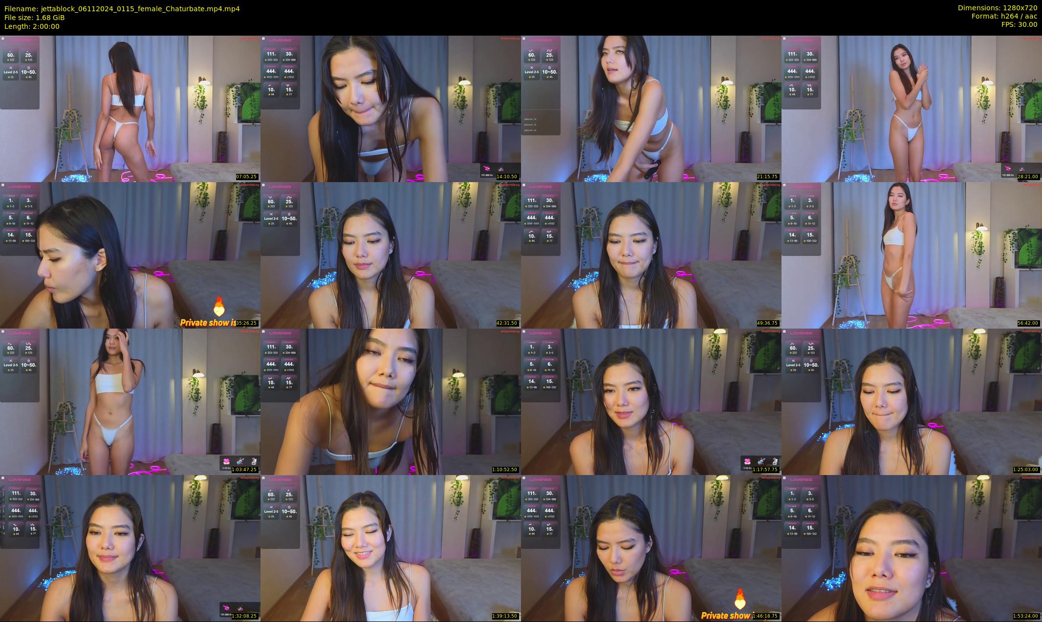 jettablock — 120 minute Chaturbate female cam show recording, 720p, Nov 6, 2024