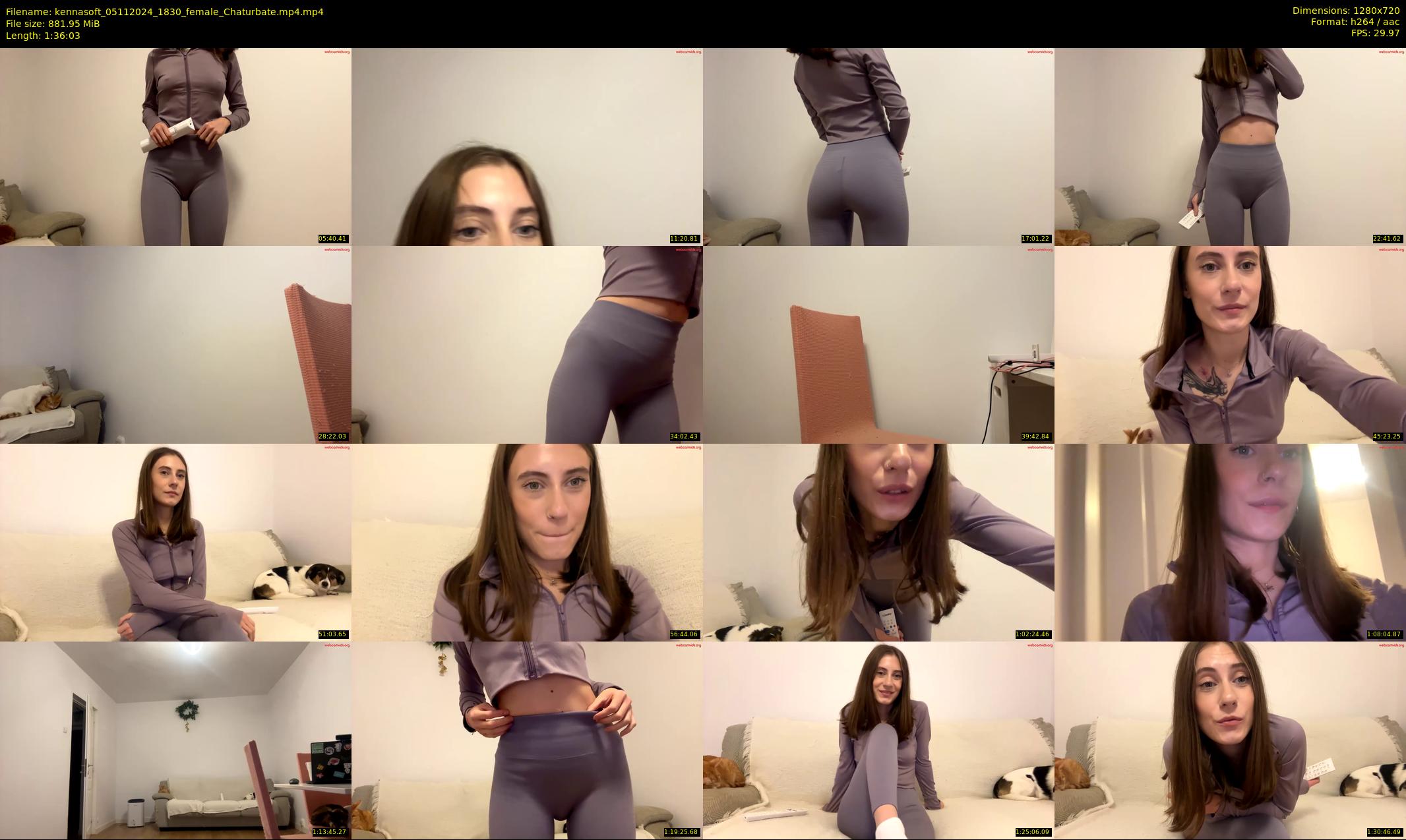 kennasoft — 97 minute Chaturbate female cam show recording, 720p, Nov 5, 2024