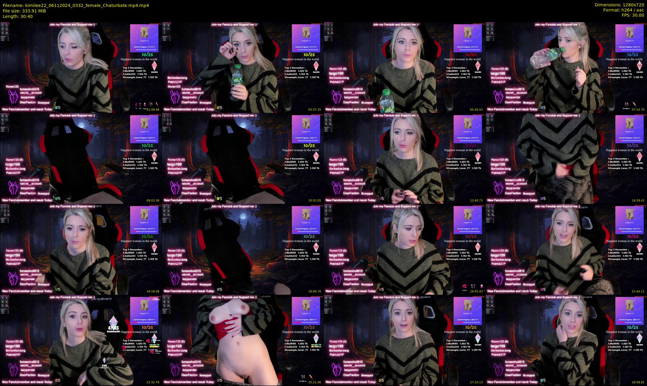 kimilee22 — 31 minute Chaturbate female cam show recording, 720p, Nov 6, 2024