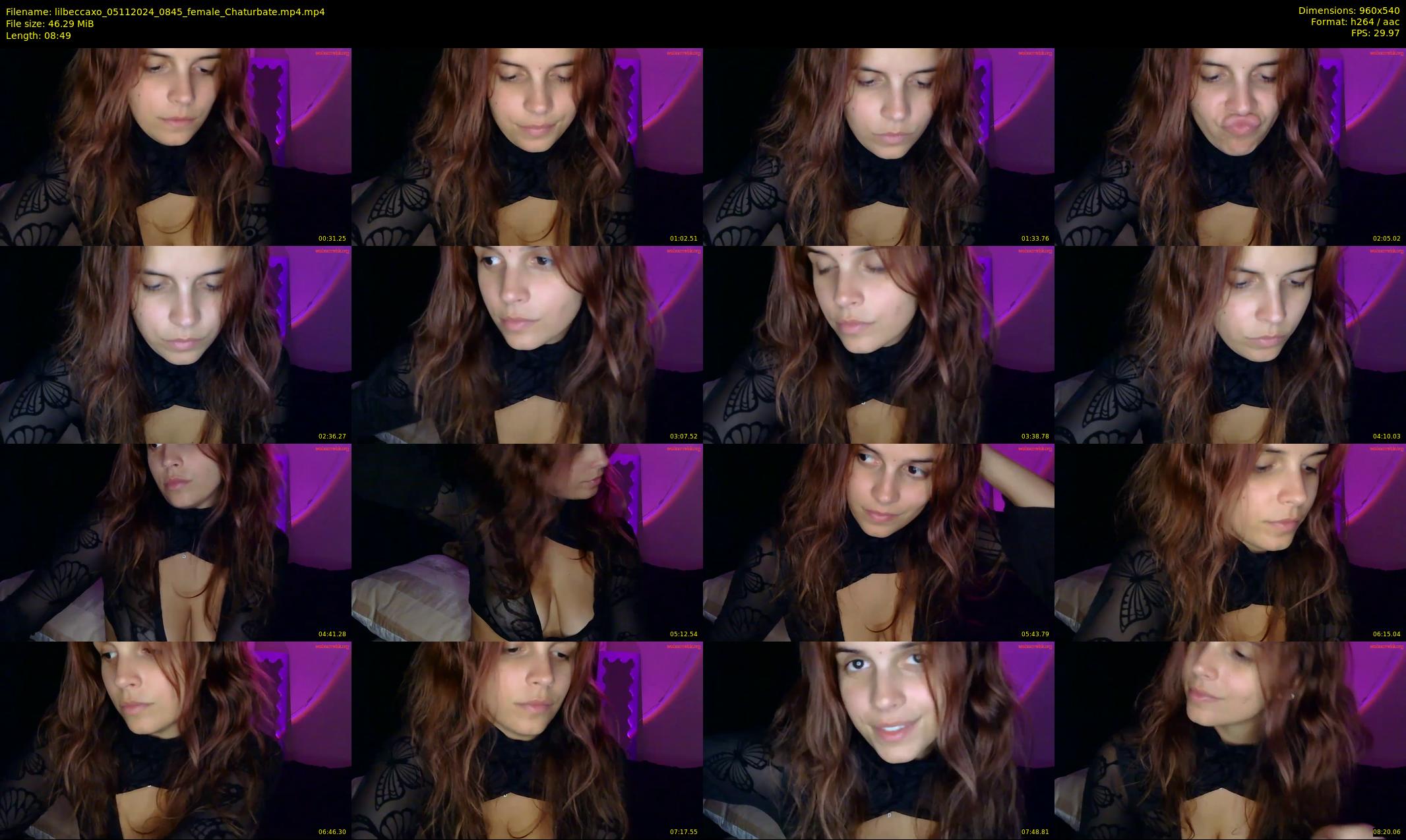 lilbeccaxo — 9 minute Chaturbate female cam show recording, 480p, Nov 5, 2024