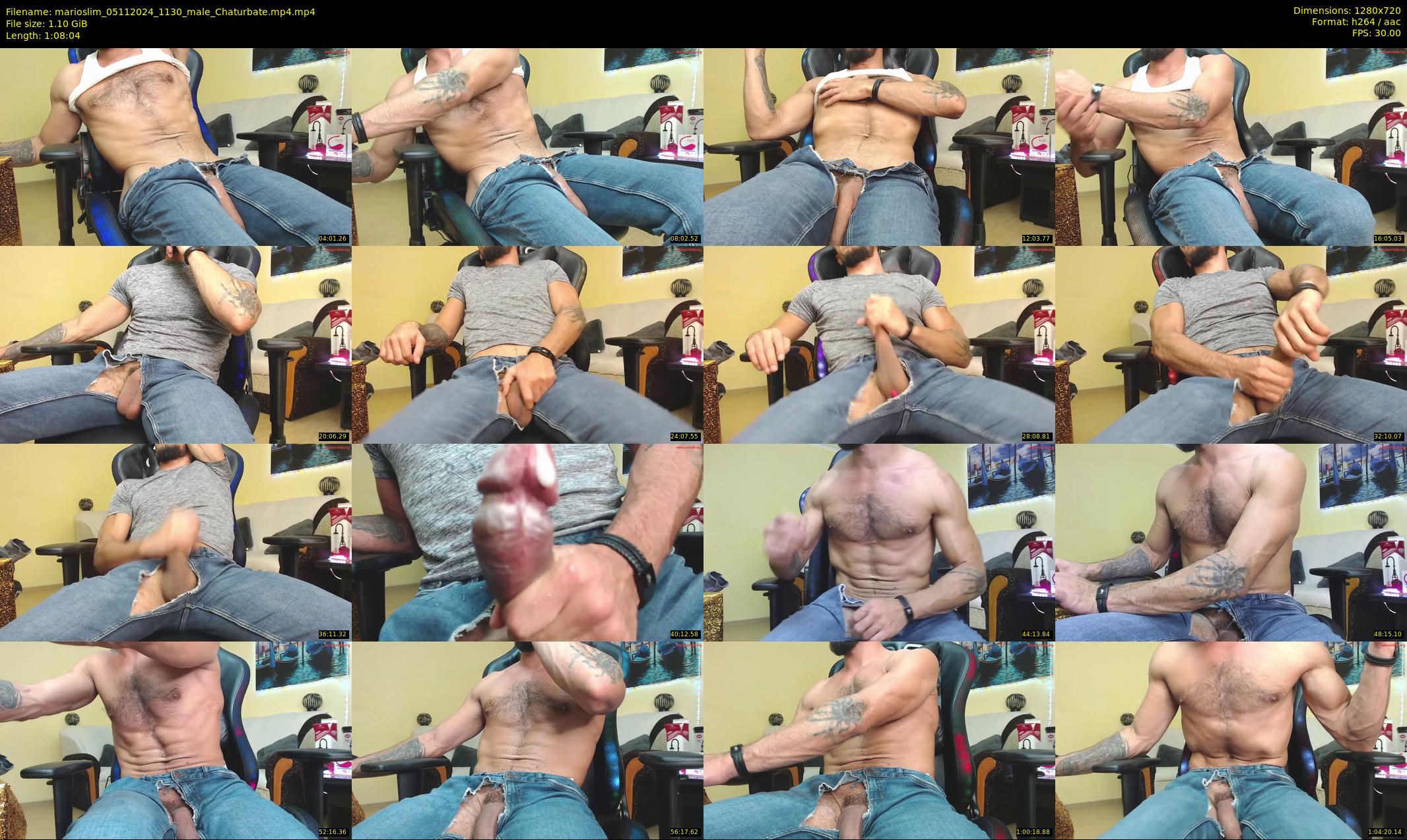 marioslim — 69 minute Chaturbate male cam show recording, 720p, Nov 5, 2024