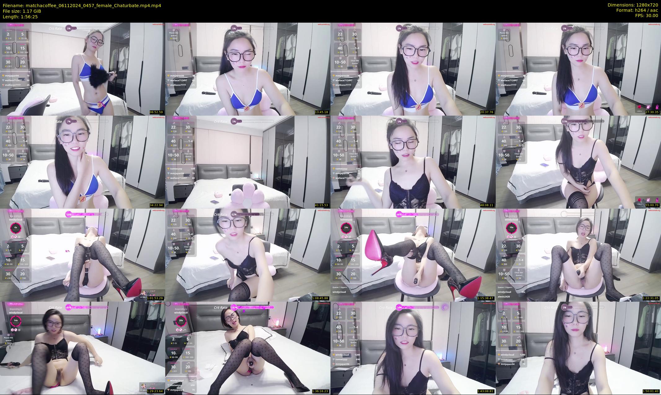 matchacoffee — 117 minute Chaturbate female cam show recording, 720p, Nov 6, 2024