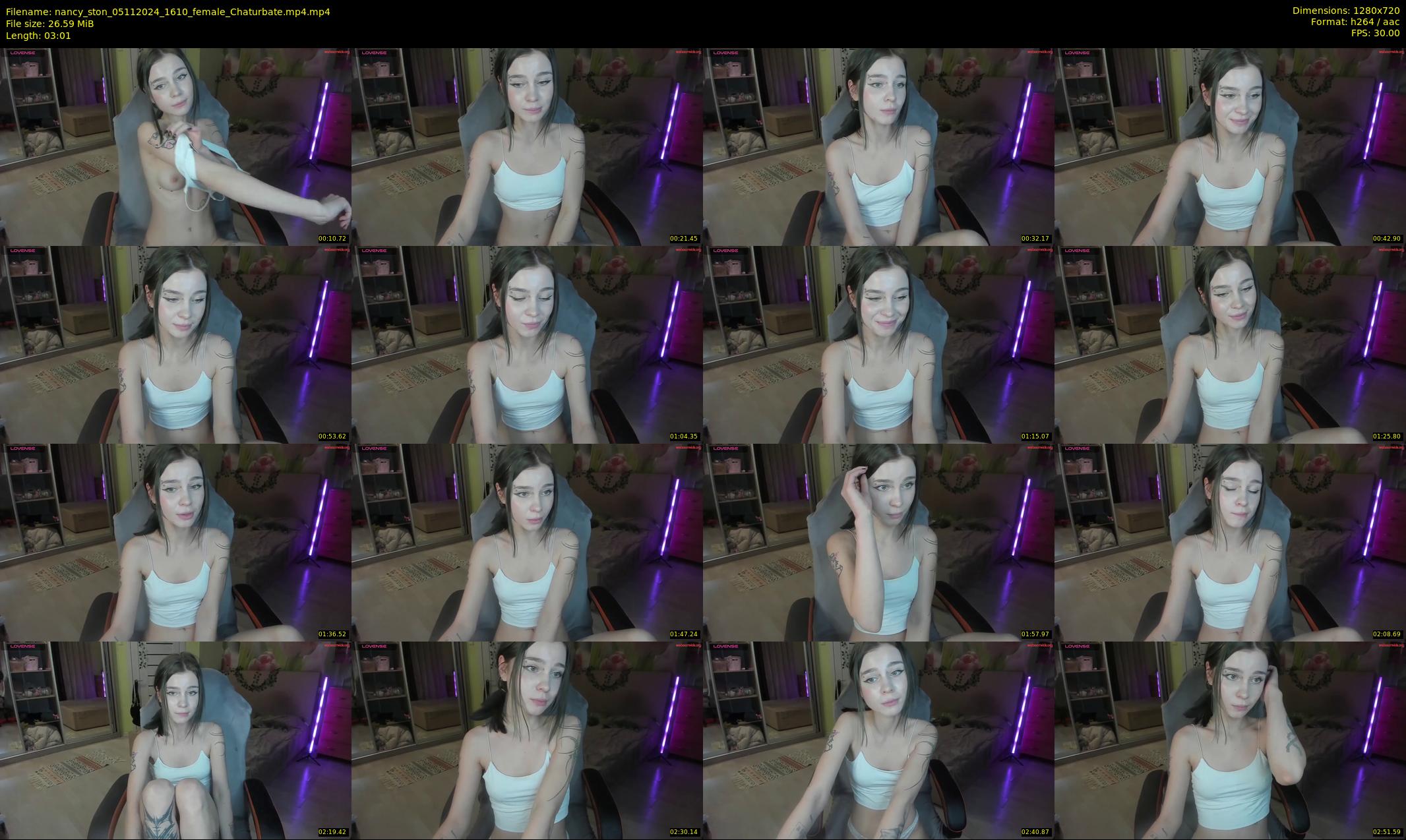 nancy_ston — 4 minute Chaturbate female cam show recording, 720p, Nov 5, 2024