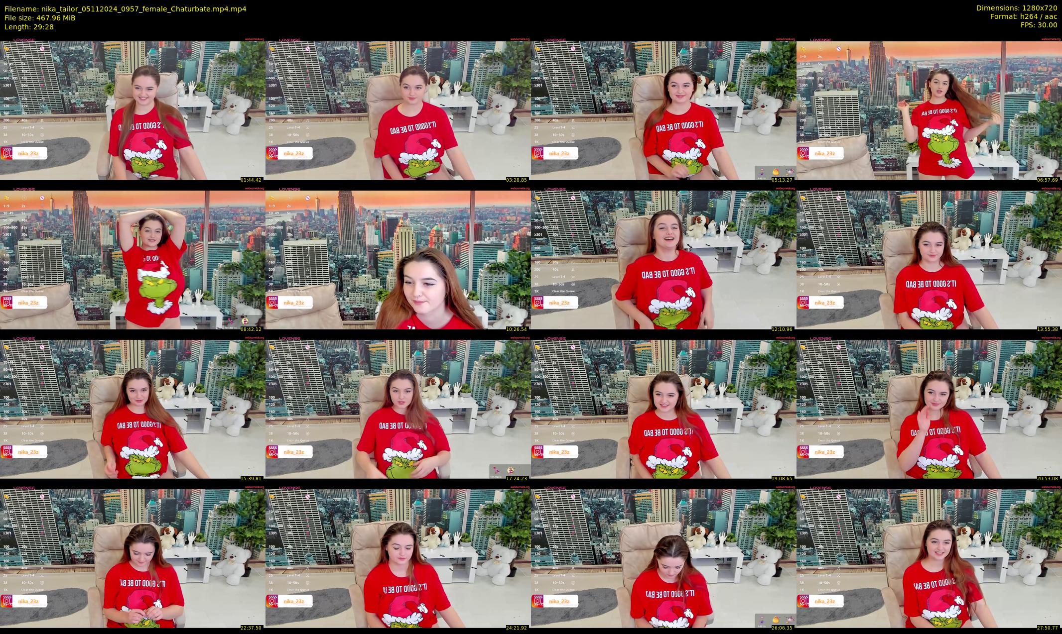 nika_tailor — 30 minute Chaturbate female cam show recording, 720p, Nov 5, 2024