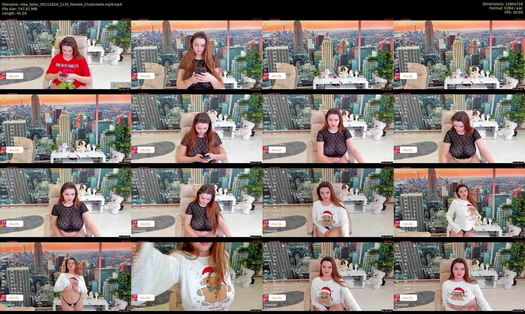 nika_tailor — 46 minute Chaturbate female cam show recording, 720p, Nov 5, 2024