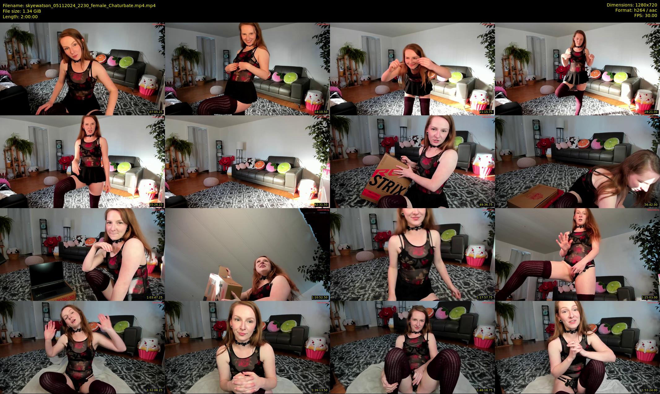 skyewatson — 120 minute Chaturbate female cam show recording, 720p, Nov 5, 2024