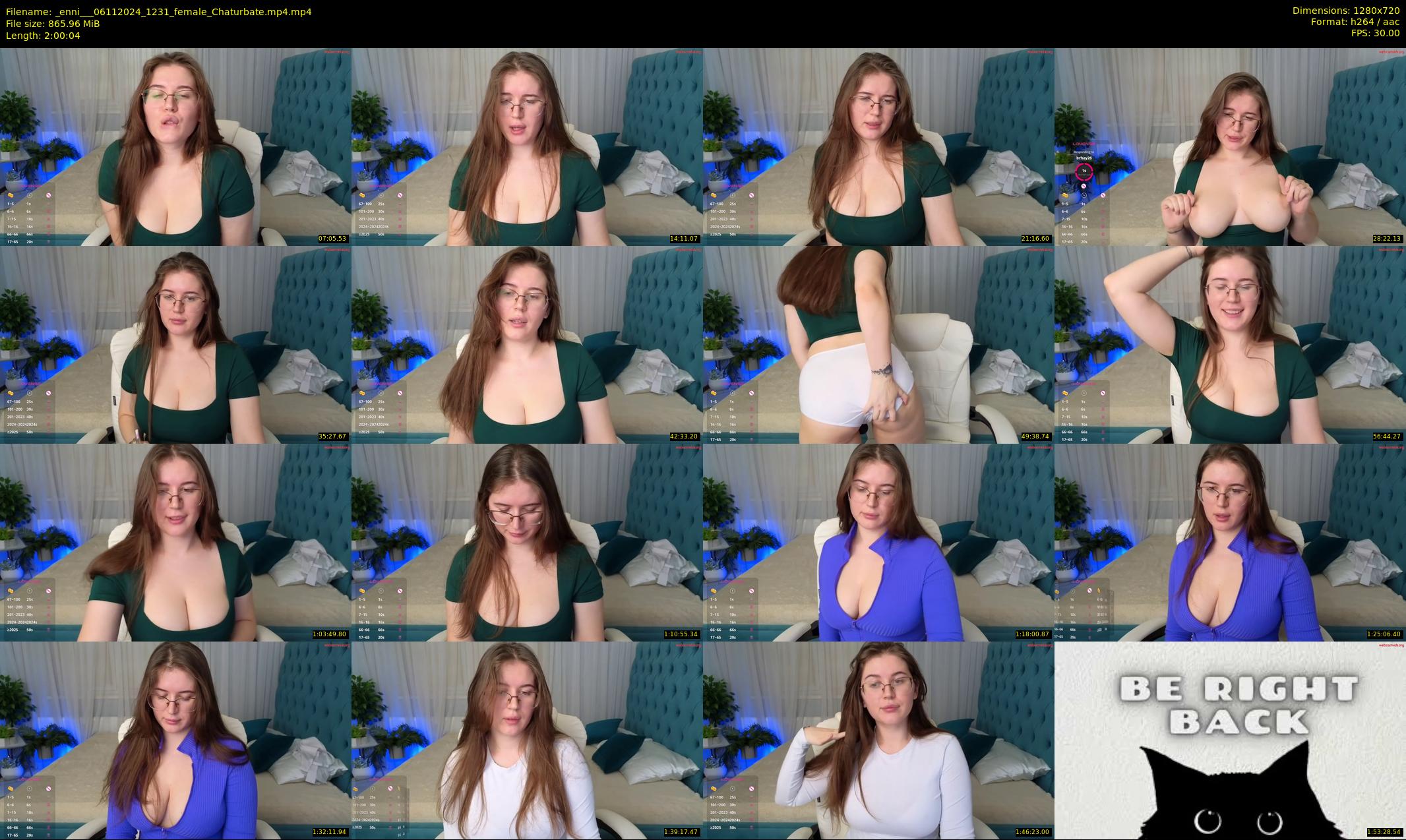 _enni__ — 121 minute Chaturbate female cam show recording, 720p, Nov 6, 2024