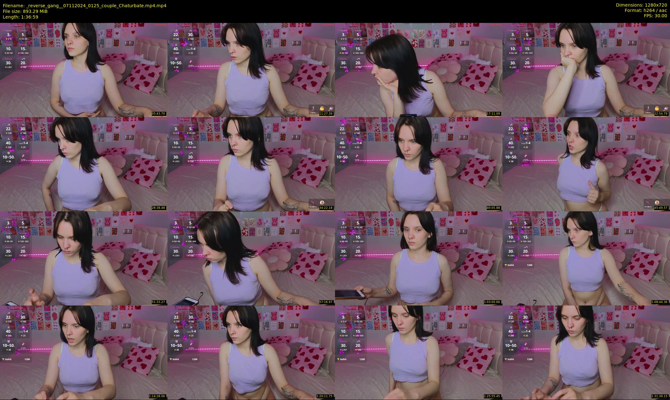 _reverse_gang_ — 97 minute Chaturbate couple cam show recording, 720p, Nov 7, 2024