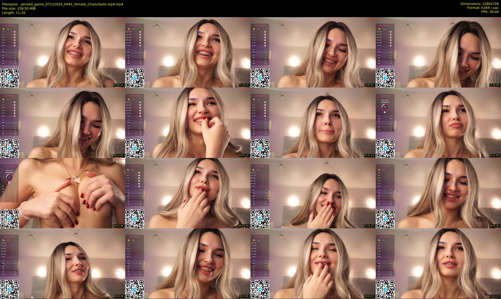 _wicked_game — 12 minute Chaturbate female cam show recording, 720p, Nov 7, 2024