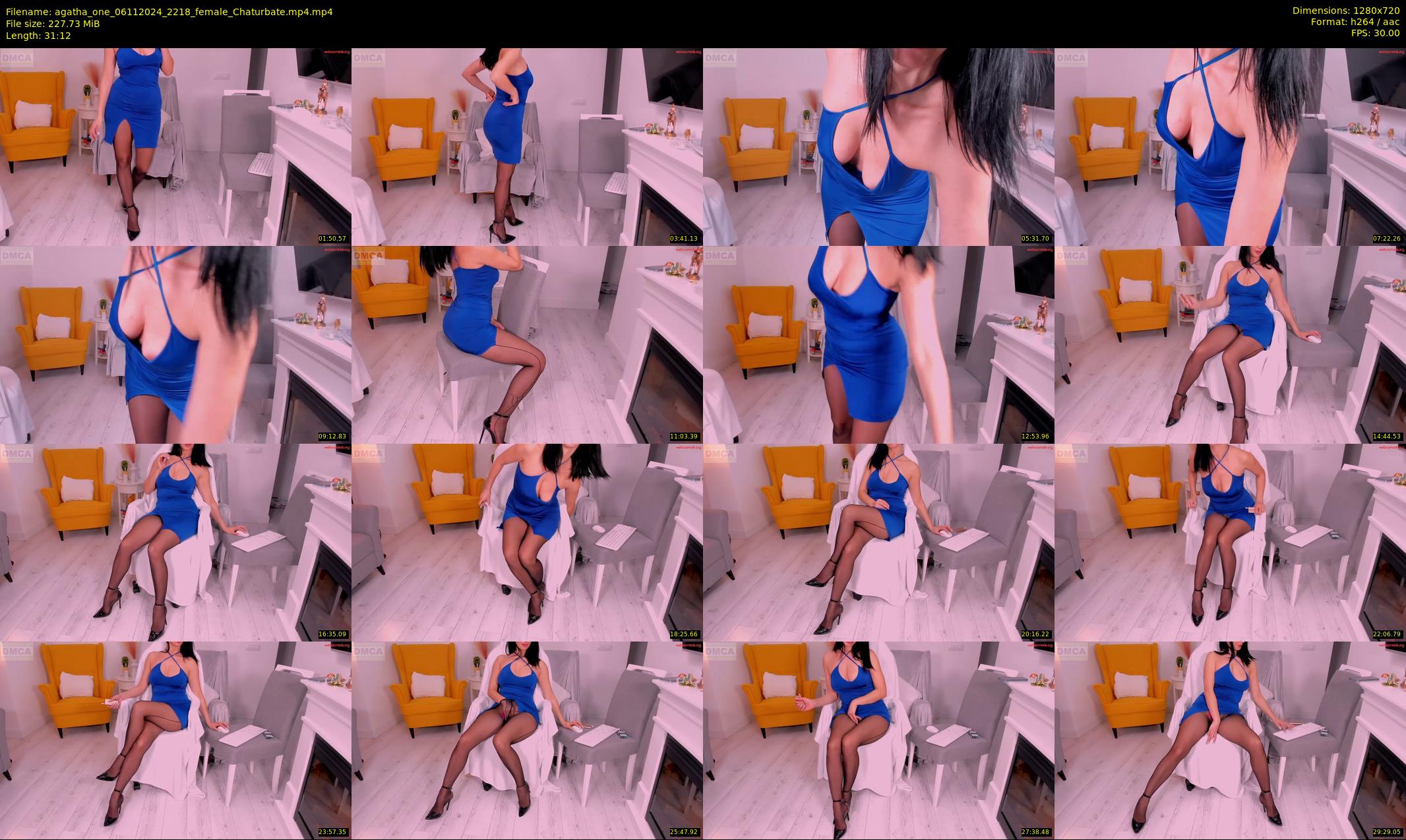 agatha_one — 32 minute Chaturbate female cam show recording, 720p, Nov 6, 2024