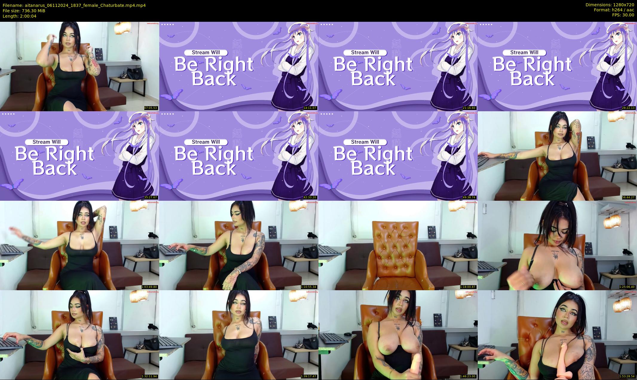aitanarus — 121 minute Chaturbate female cam show recording, 720p, Nov 6, 2024