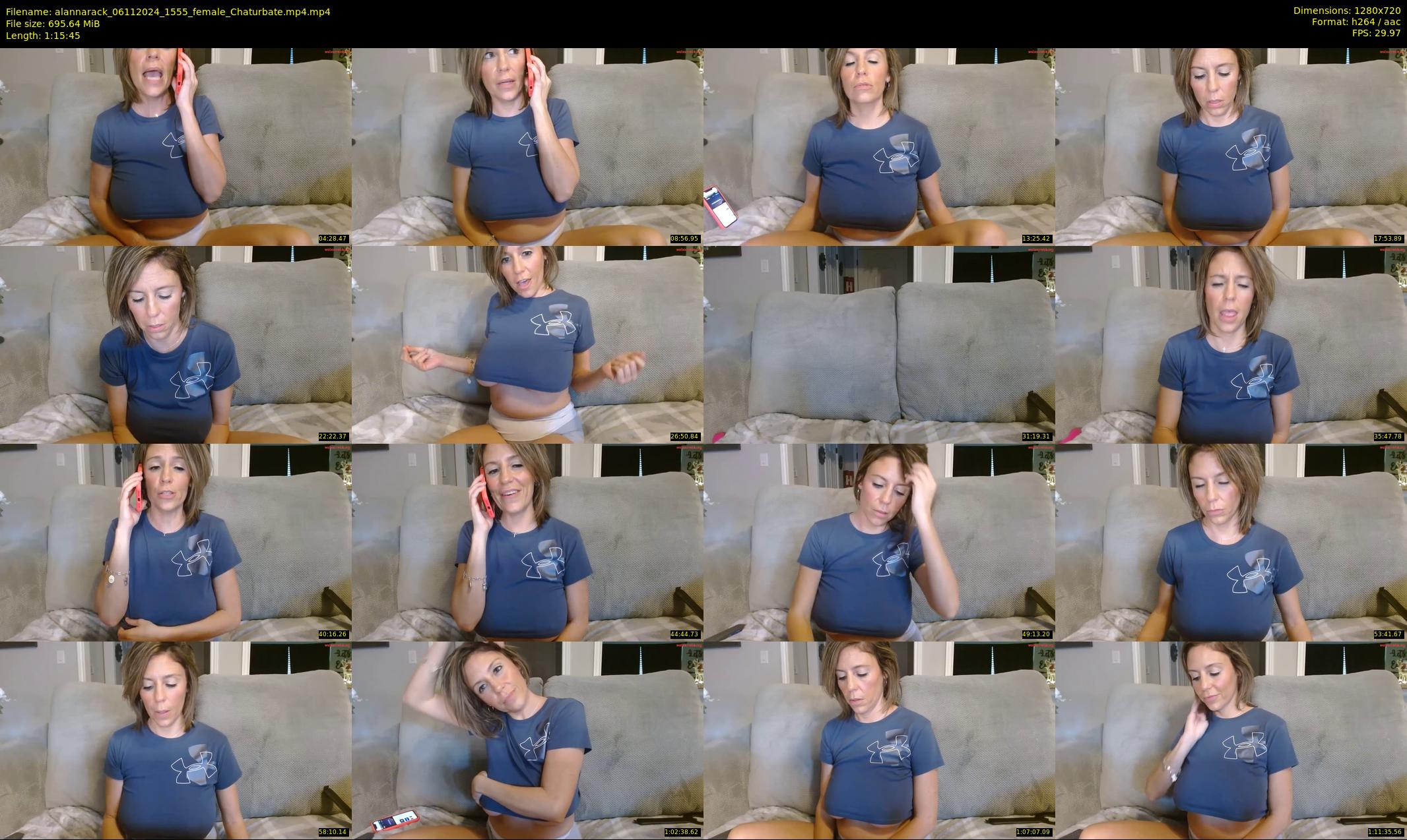 alannarack — 76 minute Chaturbate female cam show recording, 720p, Nov 6, 2024