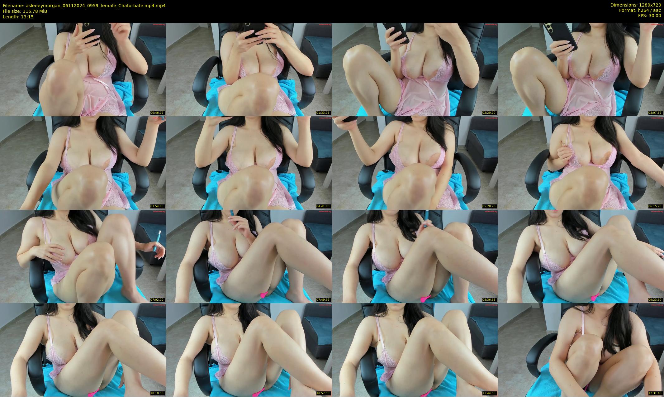asleeeymorgan — 14 minute Chaturbate female cam show recording, 720p, Nov 6, 2024