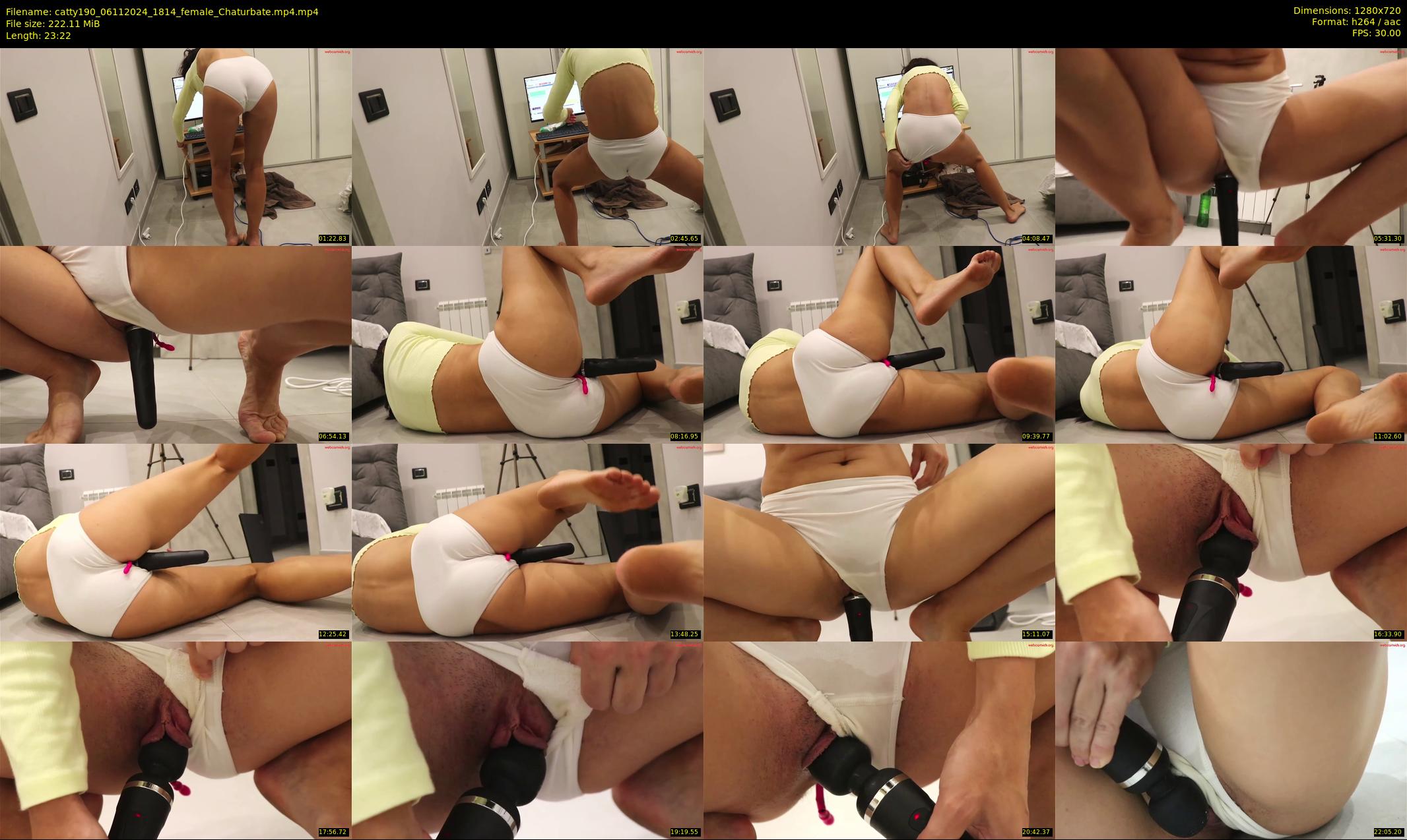 catty190 — 24 minute Chaturbate female cam show recording, 720p, Nov 6, 2024
