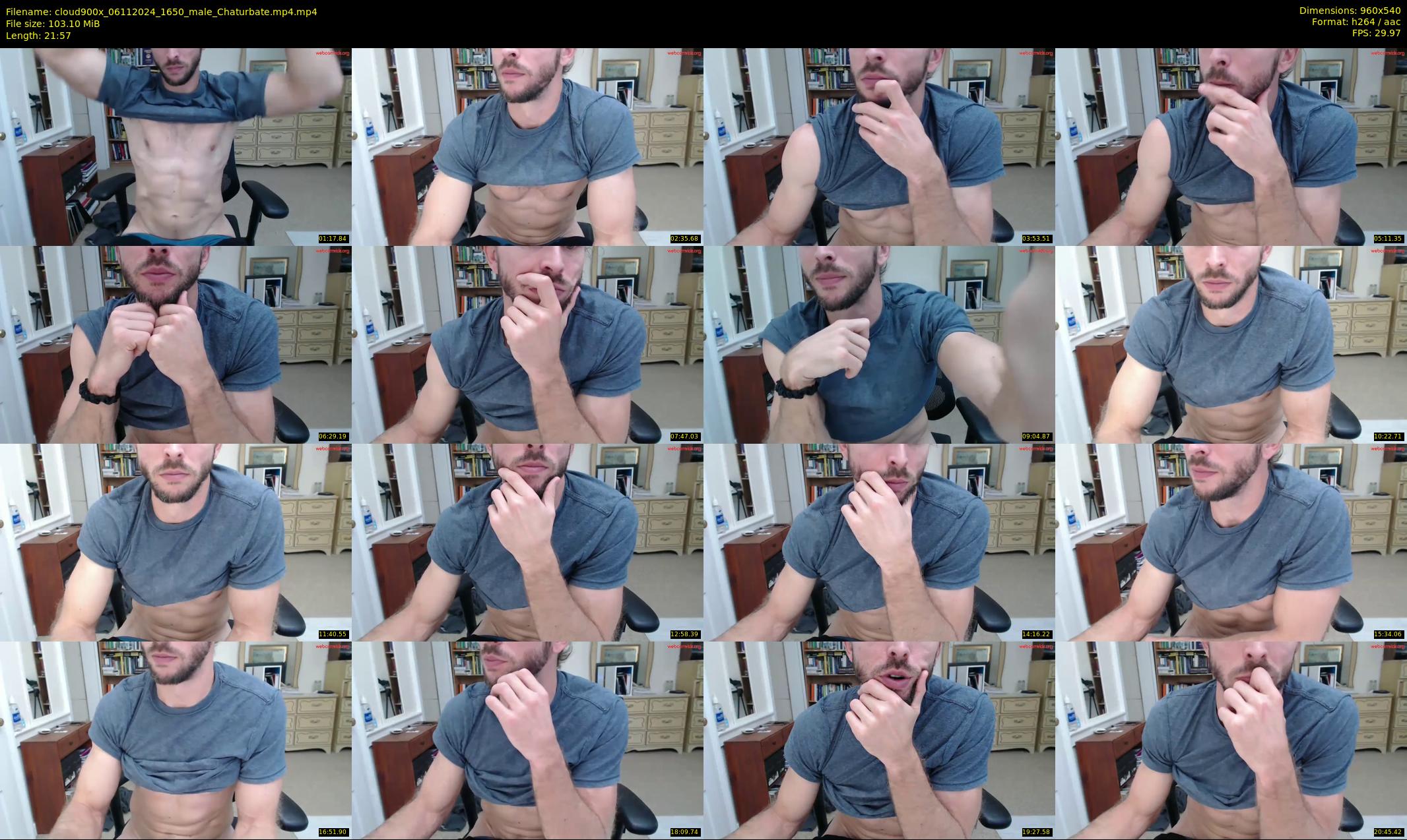 cloud900x — 22 minute Chaturbate male cam show recording, 480p, Nov 6, 2024