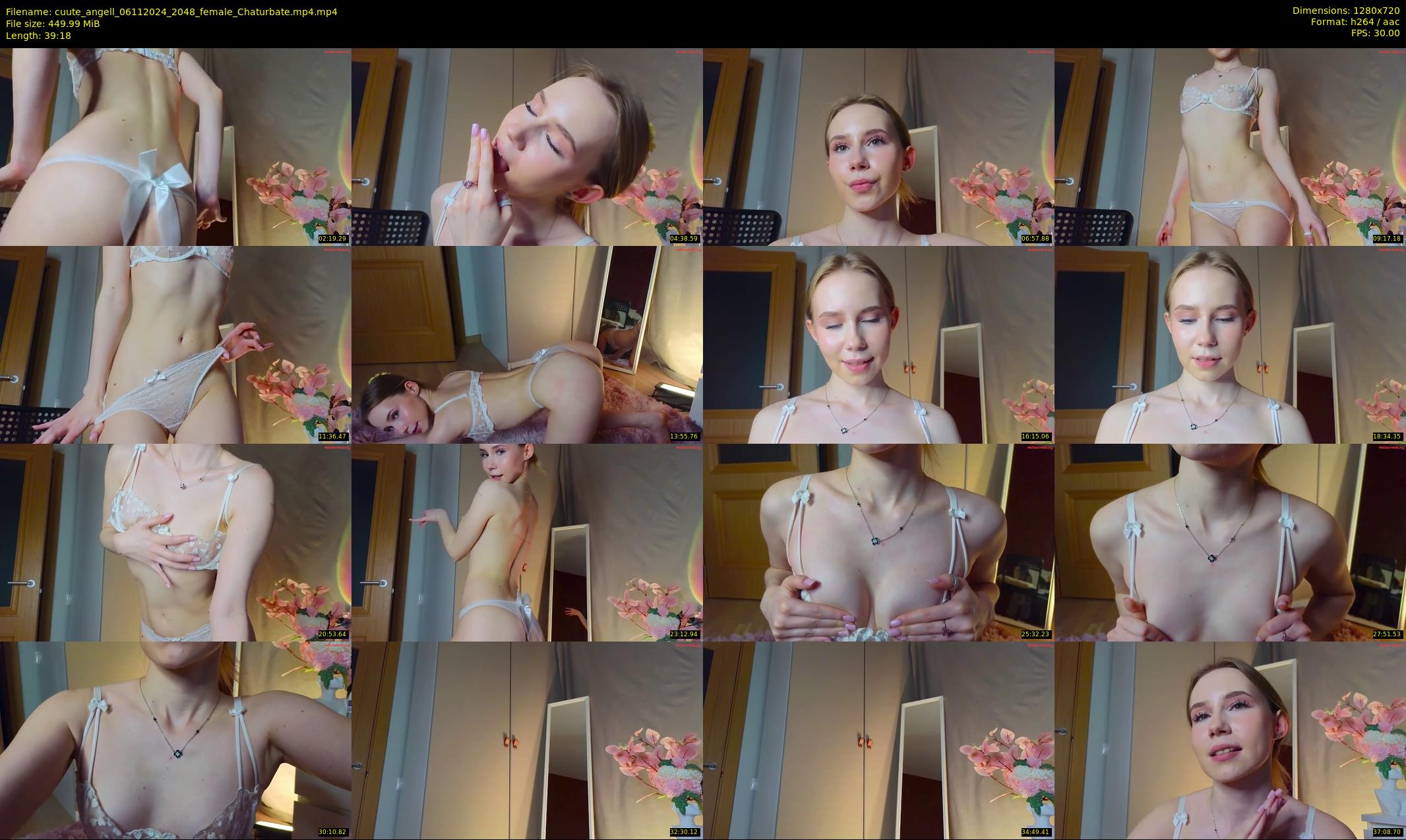 cuute_angell — 40 minute Chaturbate female cam show recording, 720p, Nov 6, 2024