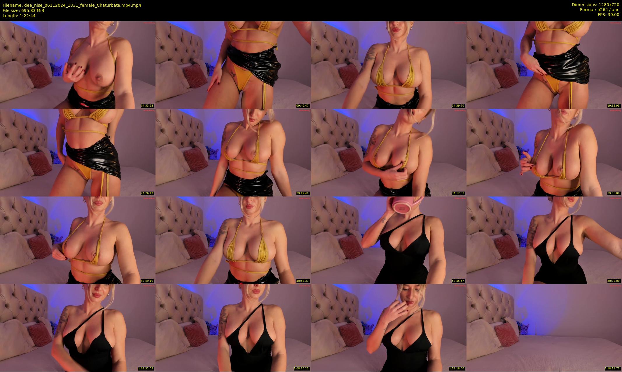 dee_nise — 83 minute Chaturbate female cam show recording, 720p, Nov 6, 2024