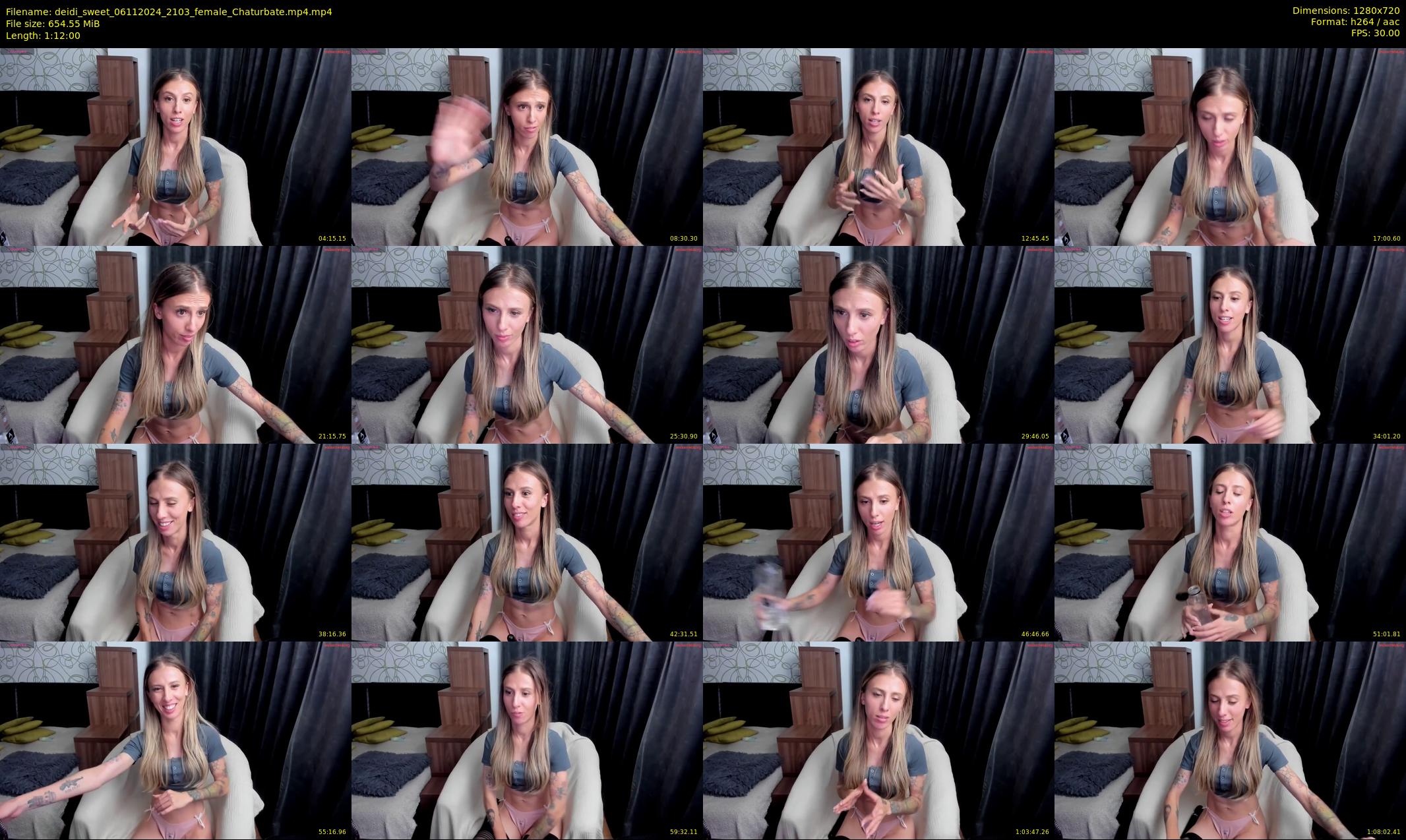 deidi_sweet — 72 minute Chaturbate female cam show recording, 720p, Nov 6, 2024