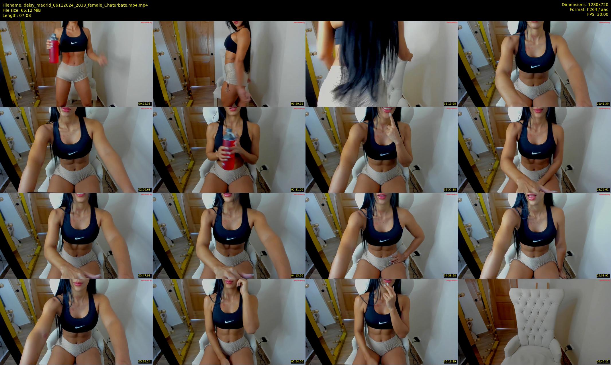 deisy_madrid — 8 minute Chaturbate female cam show recording, 720p, Nov 6, 2024