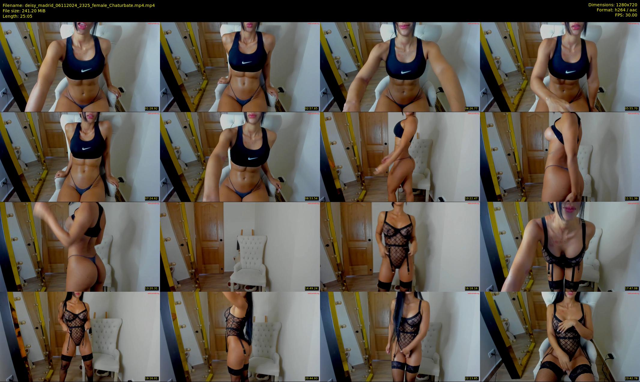 deisy_madrid — 26 minute Chaturbate female cam show recording, 720p, Nov 6, 2024
