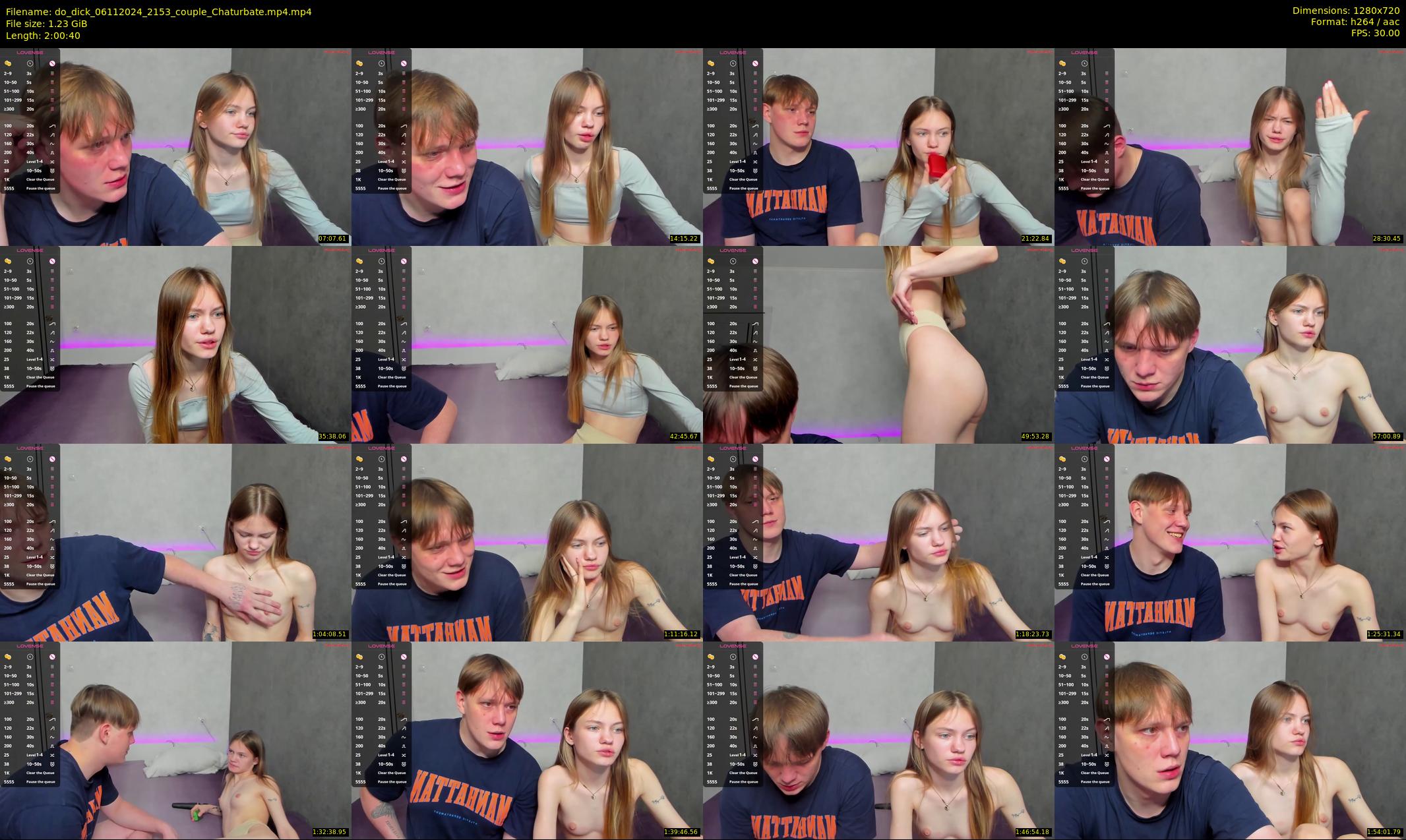 do_dick — 121 minute Chaturbate couple cam show recording, 720p, Nov 6, 2024