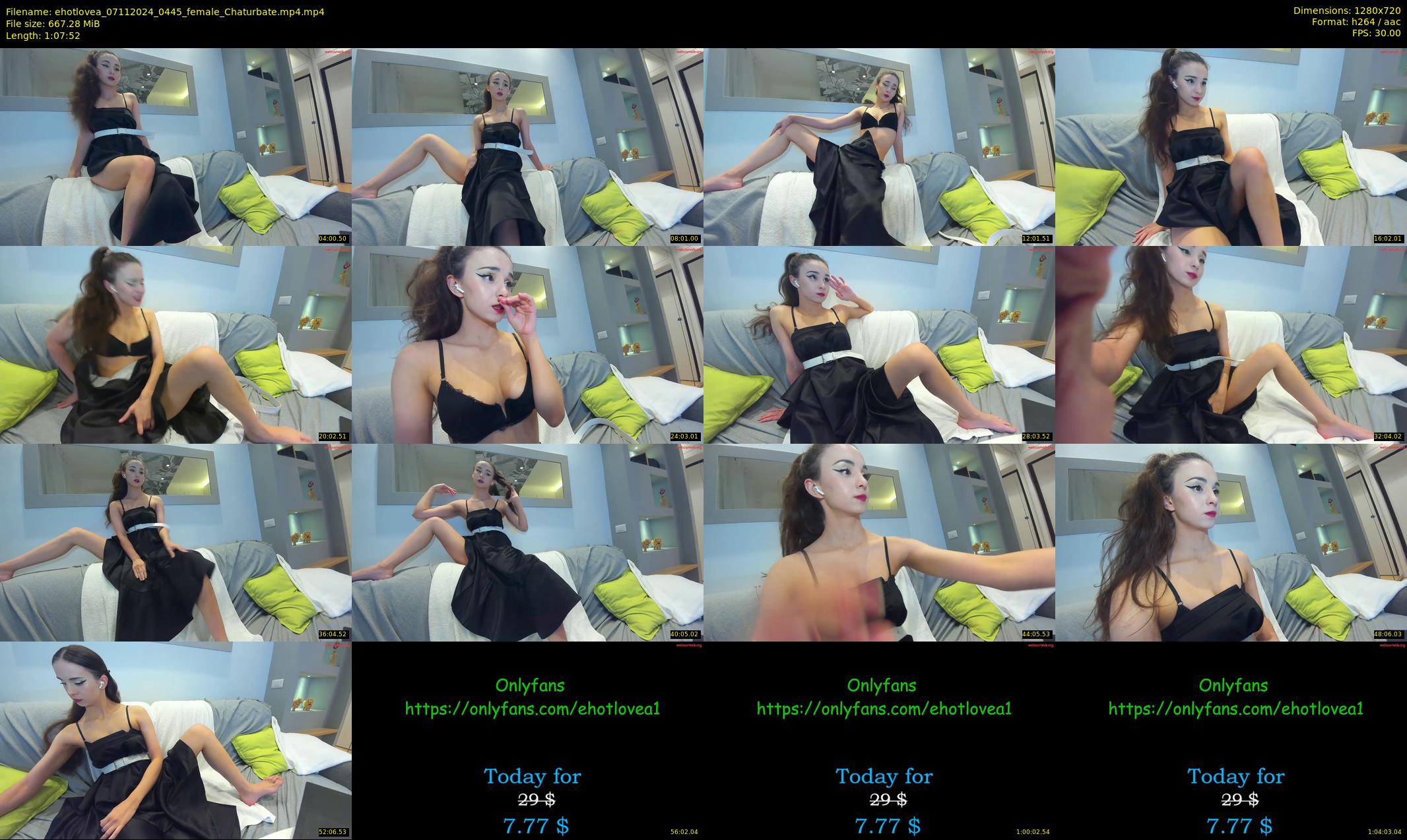 ehotlovea — 68 minute Chaturbate female cam show recording, 720p, Nov 7, 2024