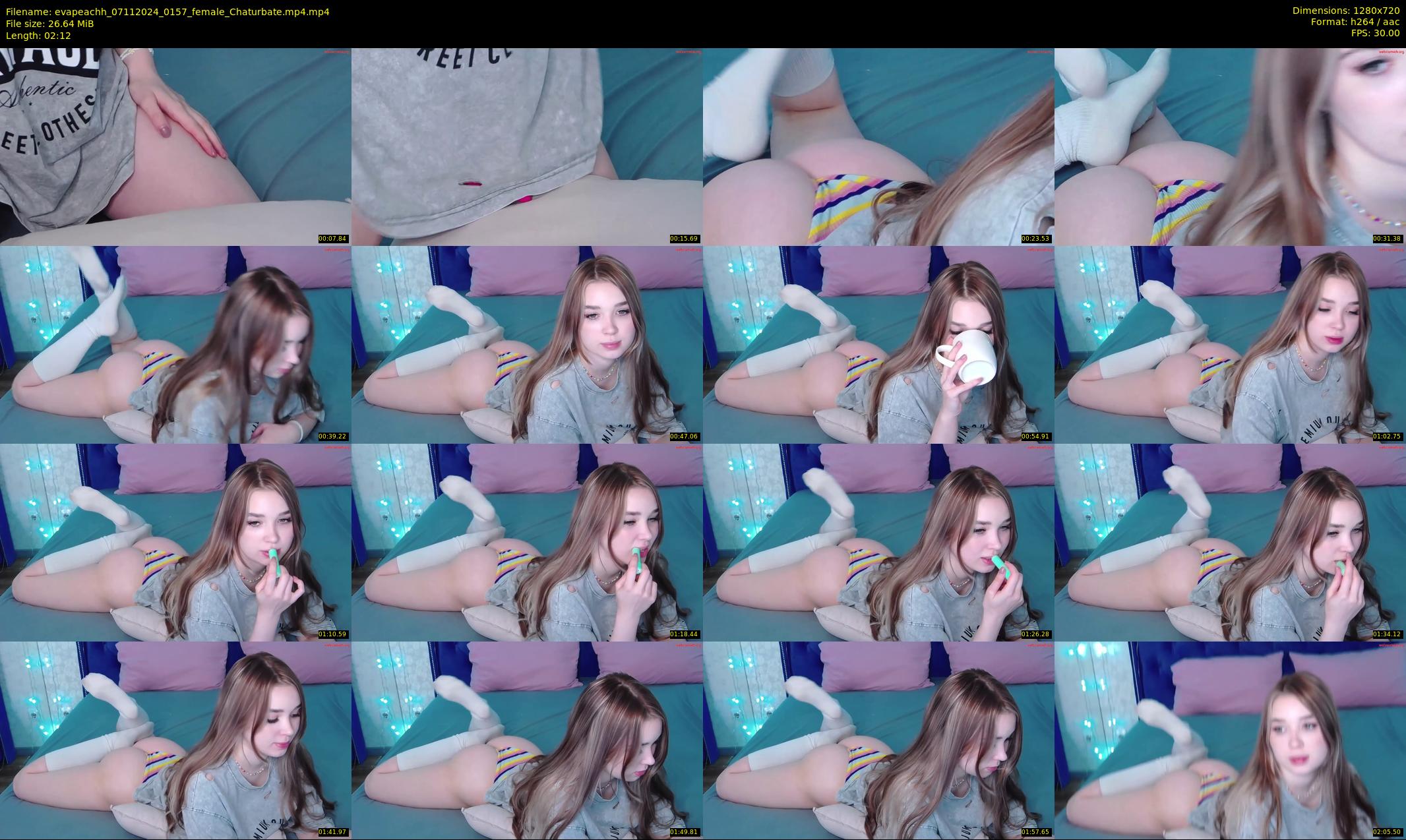 evapeachh — 3 minute Chaturbate female cam show recording, 720p, Nov 7, 2024