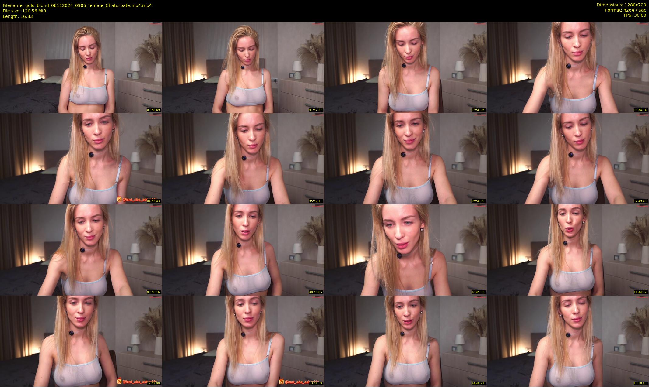 gold_blond — 17 minute Chaturbate female cam show recording, 720p, Nov 6, 2024