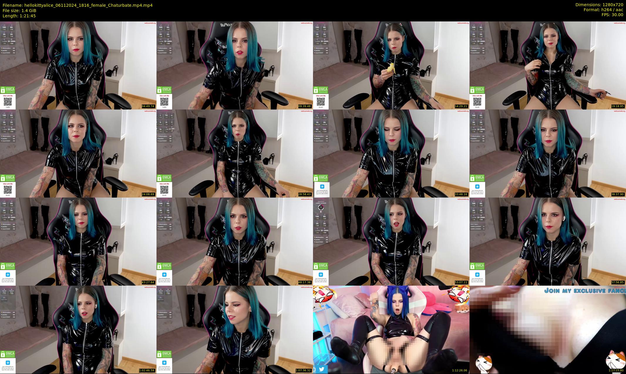 hellokittyalice — 82 minute Chaturbate female cam show recording, 720p, Nov 6, 2024