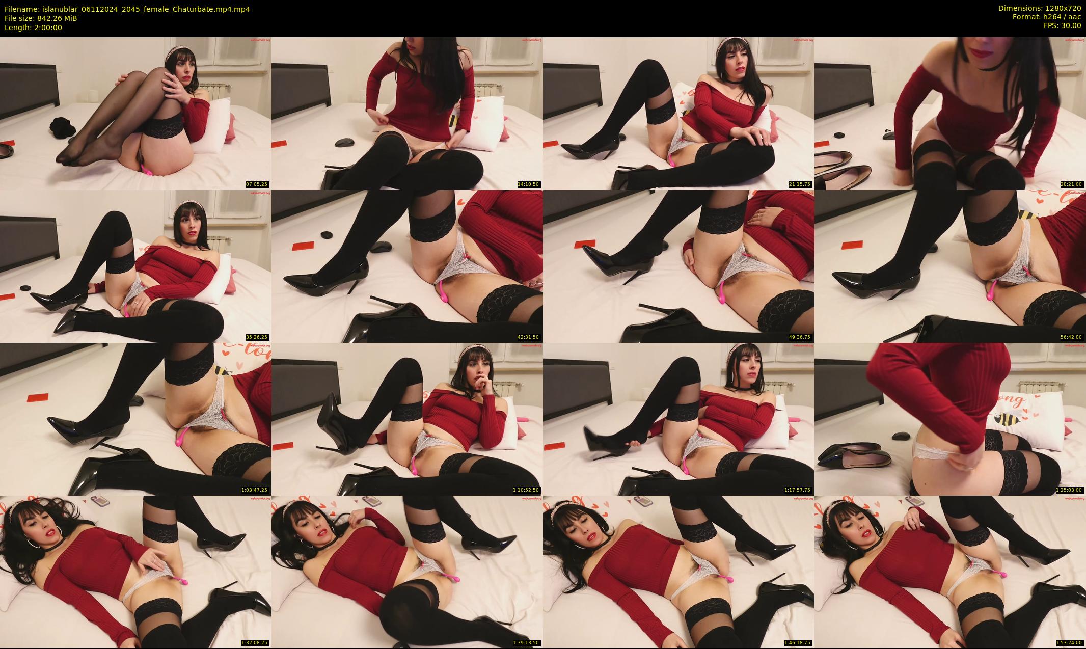 islanublar — 120 minute Chaturbate female cam show recording, 720p, Nov 6, 2024
