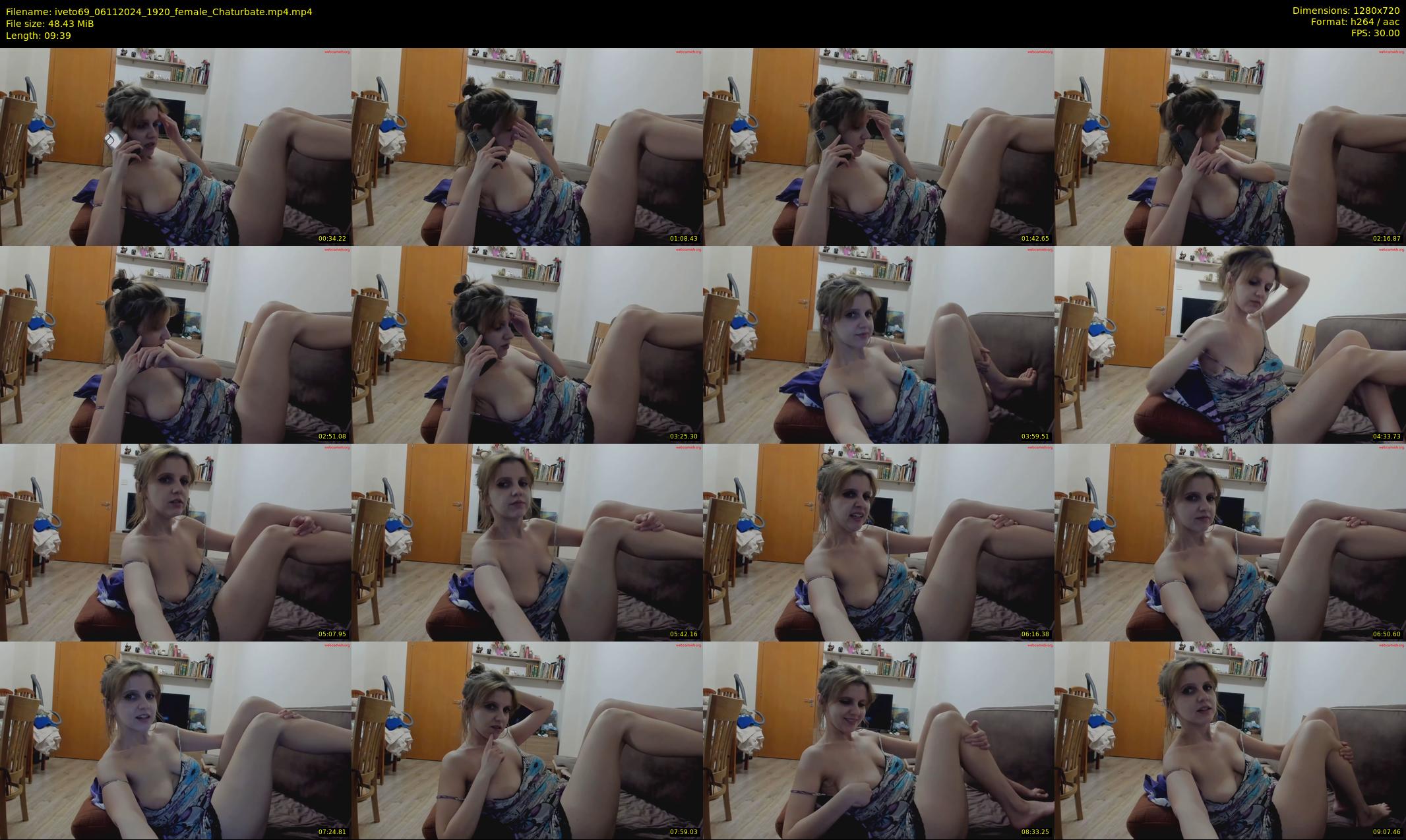 iveto69 — 10 minute Chaturbate female cam show recording, 720p, Nov 6, 2024
