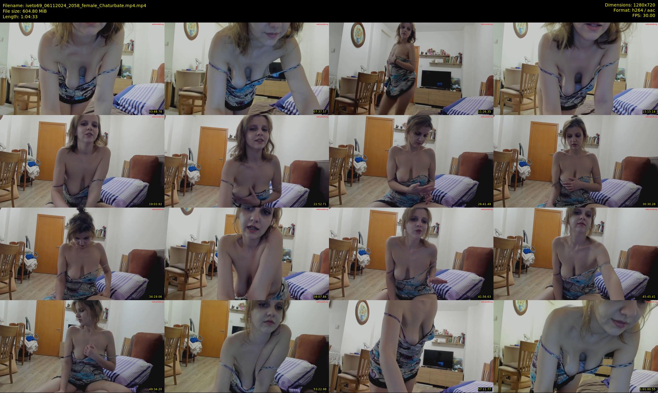 iveto69 — 65 minute Chaturbate female cam show recording, 720p, Nov 6, 2024