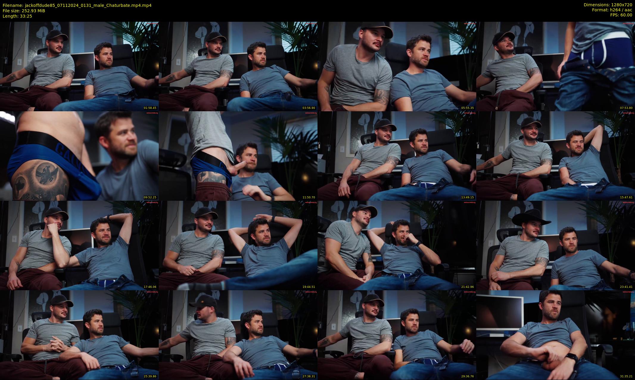 jackoffdude85 — 34 minute Chaturbate male cam show recording, 720p, Nov 7, 2024