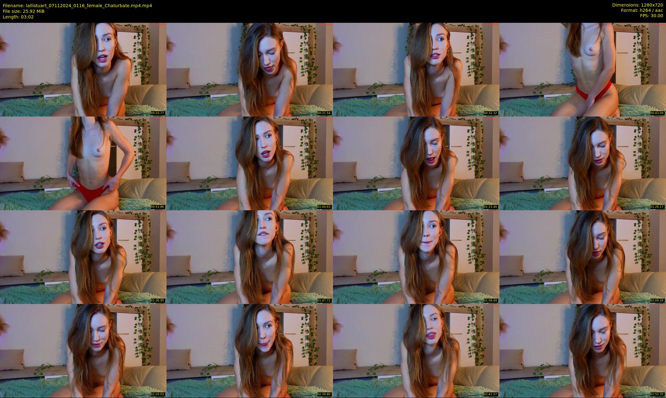 lallistuart — 4 minute Chaturbate female cam show recording, 720p, Nov 7, 2024