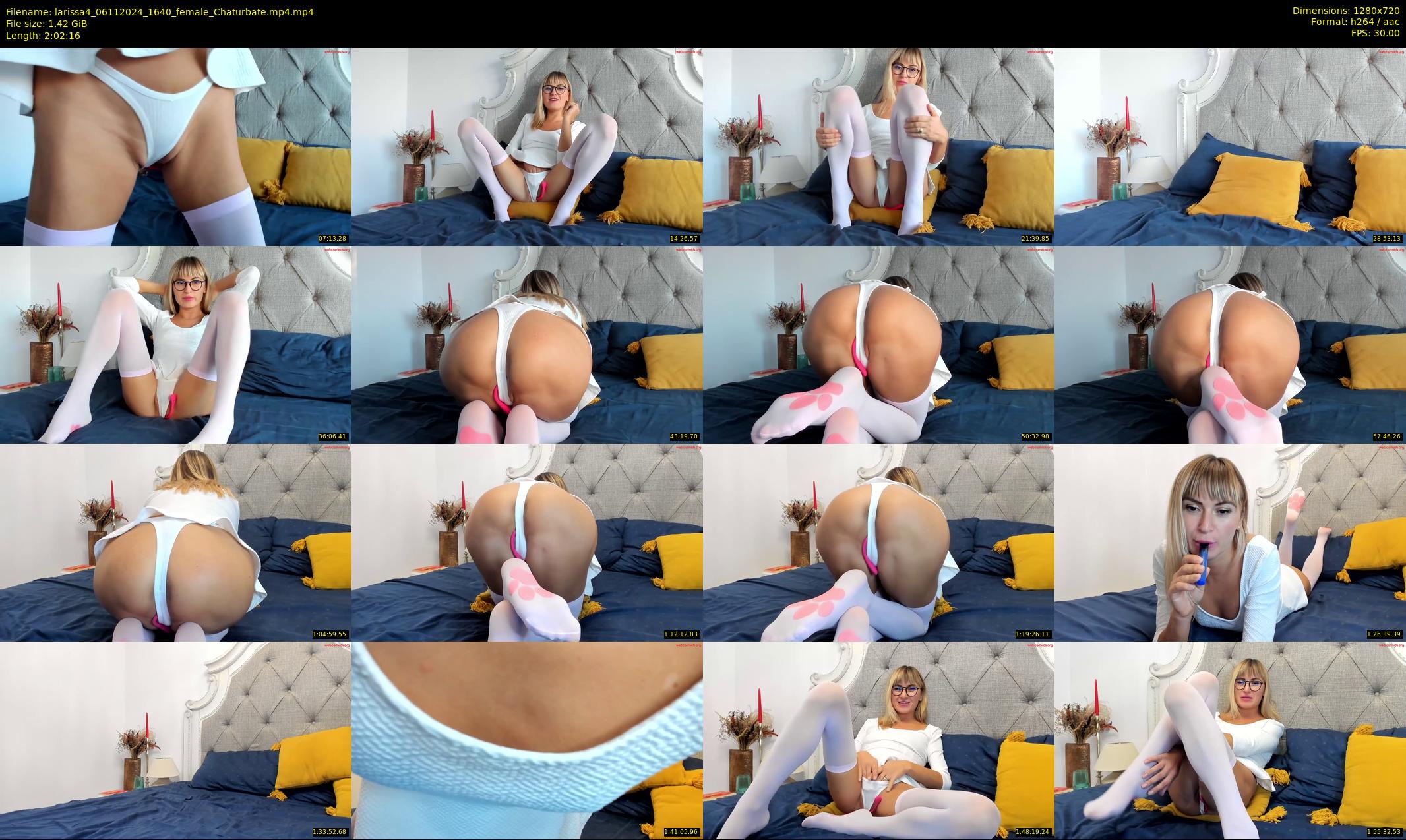 larissa4 — 123 minute Chaturbate female cam show recording, 720p, Nov 6, 2024
