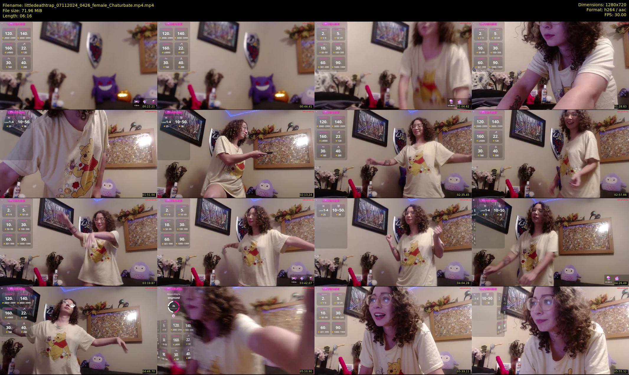 littledeathtrap — 7 minute Chaturbate female cam show recording, 720p, Nov 7, 2024