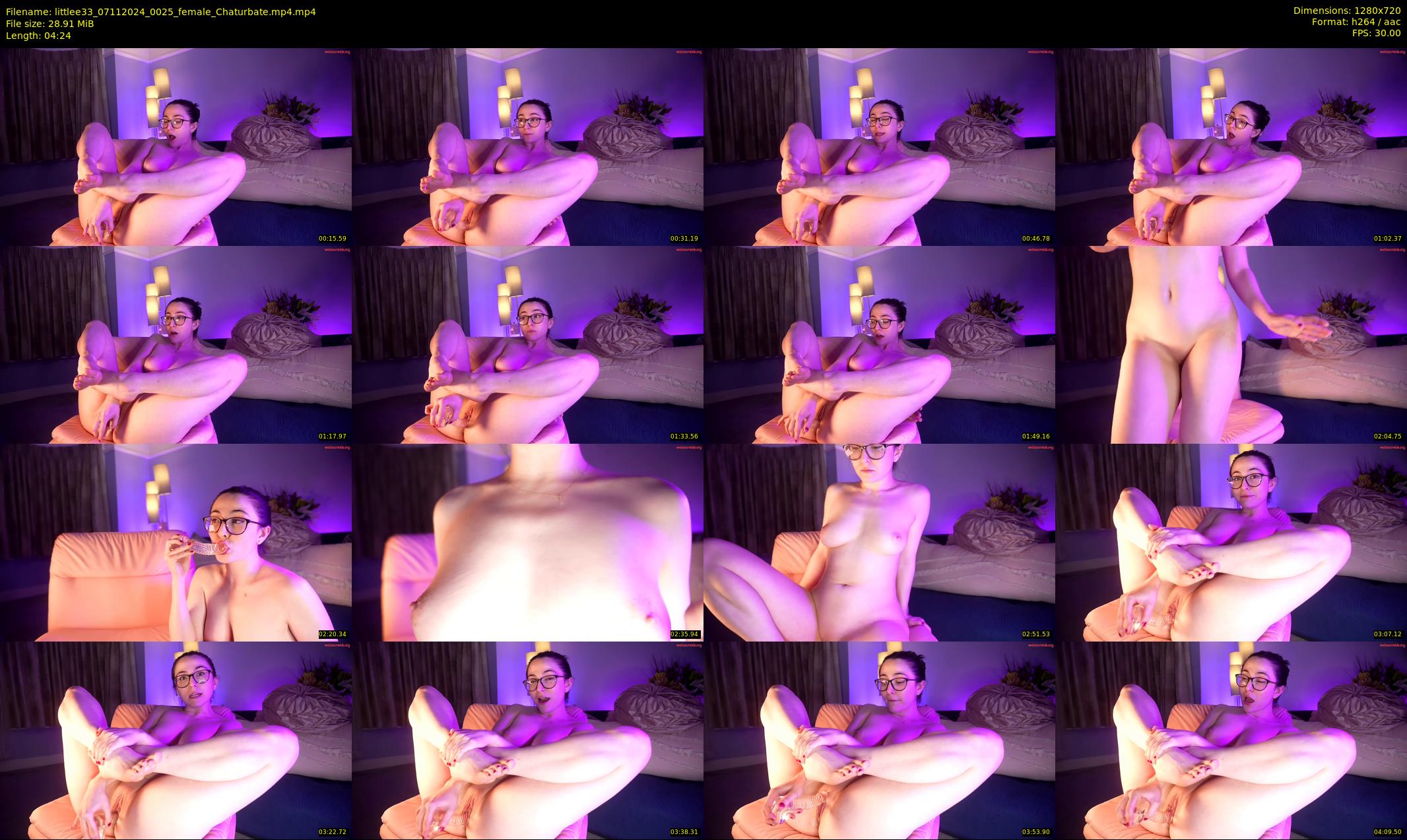 littlee33 — 5 minute Chaturbate female cam show recording, 720p, Nov 7, 2024