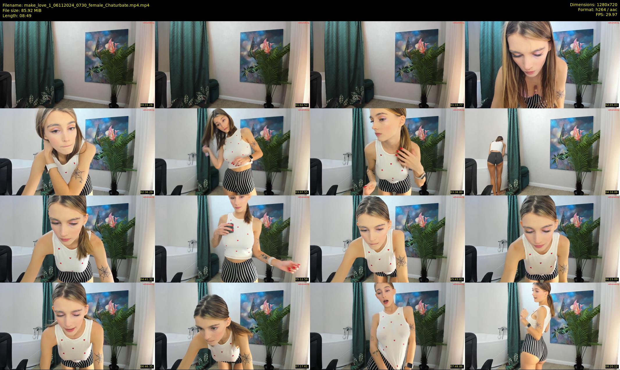 make_love_1 — 9 minute Chaturbate female cam show recording, 720p, Nov 6, 2024