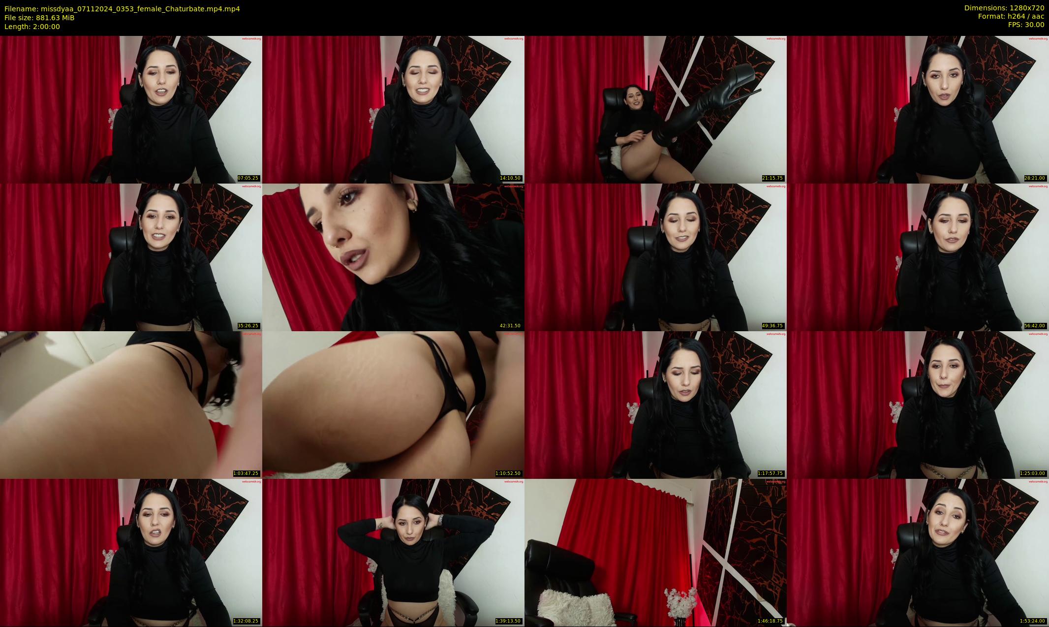 missdyaa — 120 minute Chaturbate female cam show recording, 720p, Nov 7, 2024