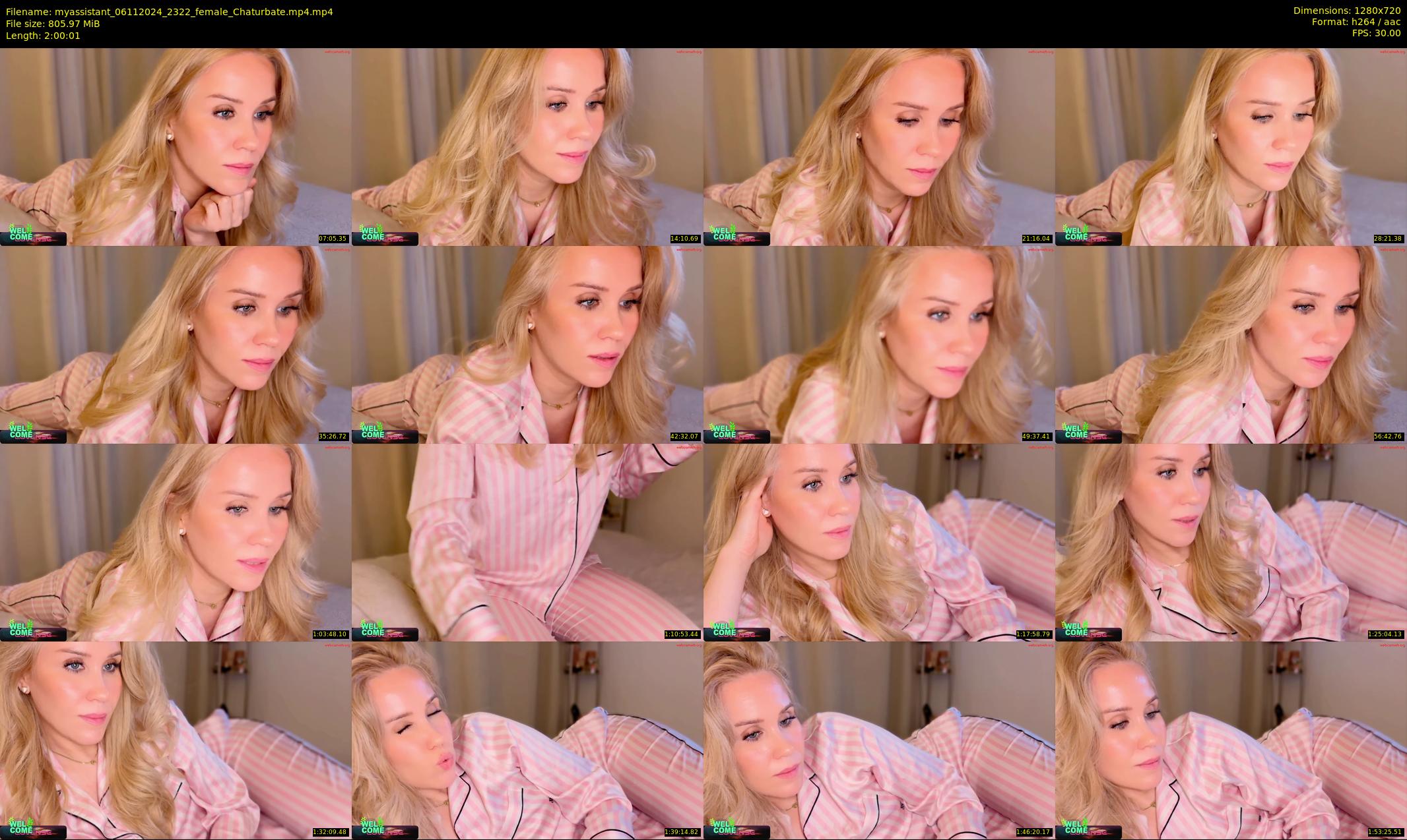 myassistant — 121 minute Chaturbate female cam show recording, 720p, Nov 6, 2024
