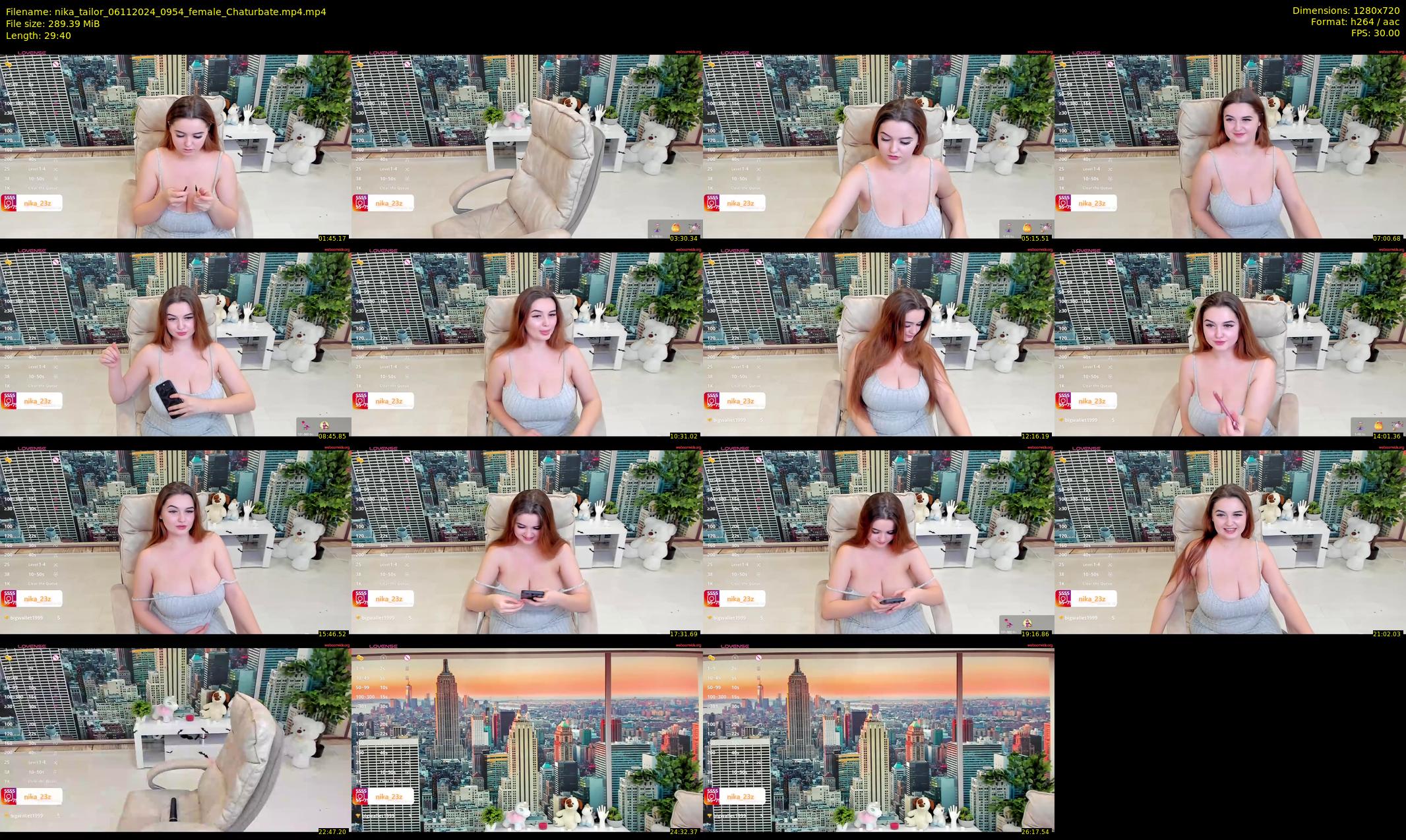 nika_tailor — 30 minute Chaturbate female cam show recording, 720p, Nov 6, 2024