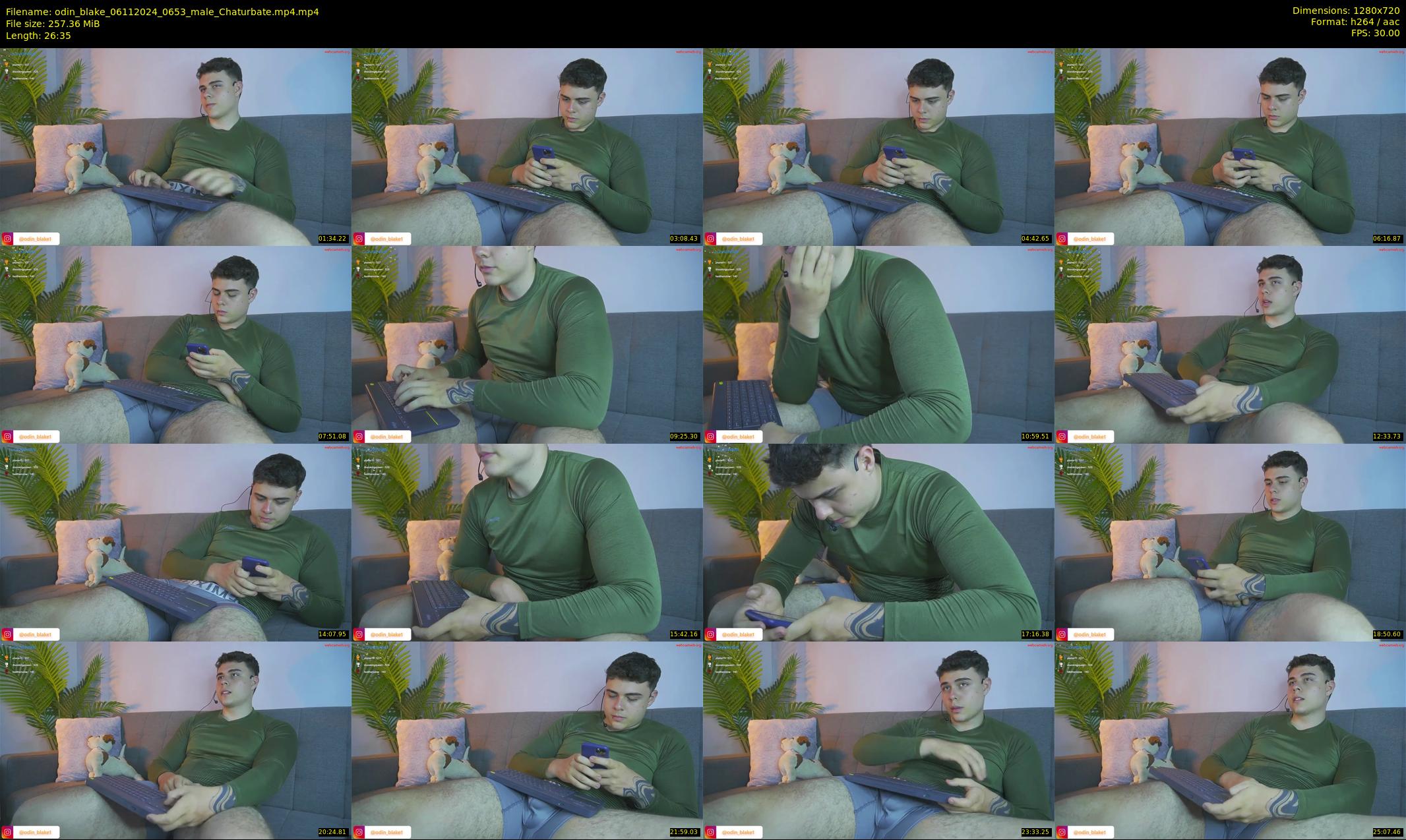 odin_blake — 27 minute Chaturbate male cam show recording, 720p, Nov 6, 2024