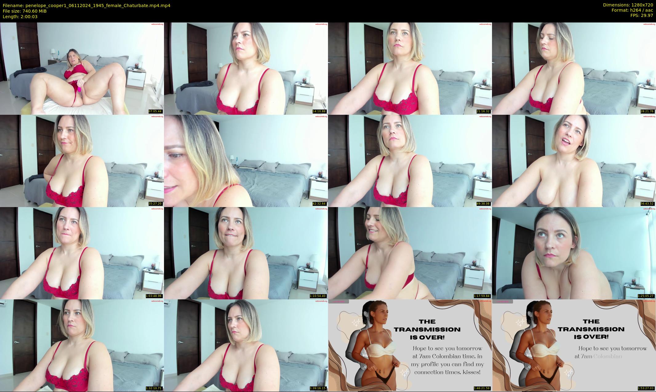 penelope_cooper1 — 121 minute Chaturbate female cam show recording, 720p, Nov 6, 2024